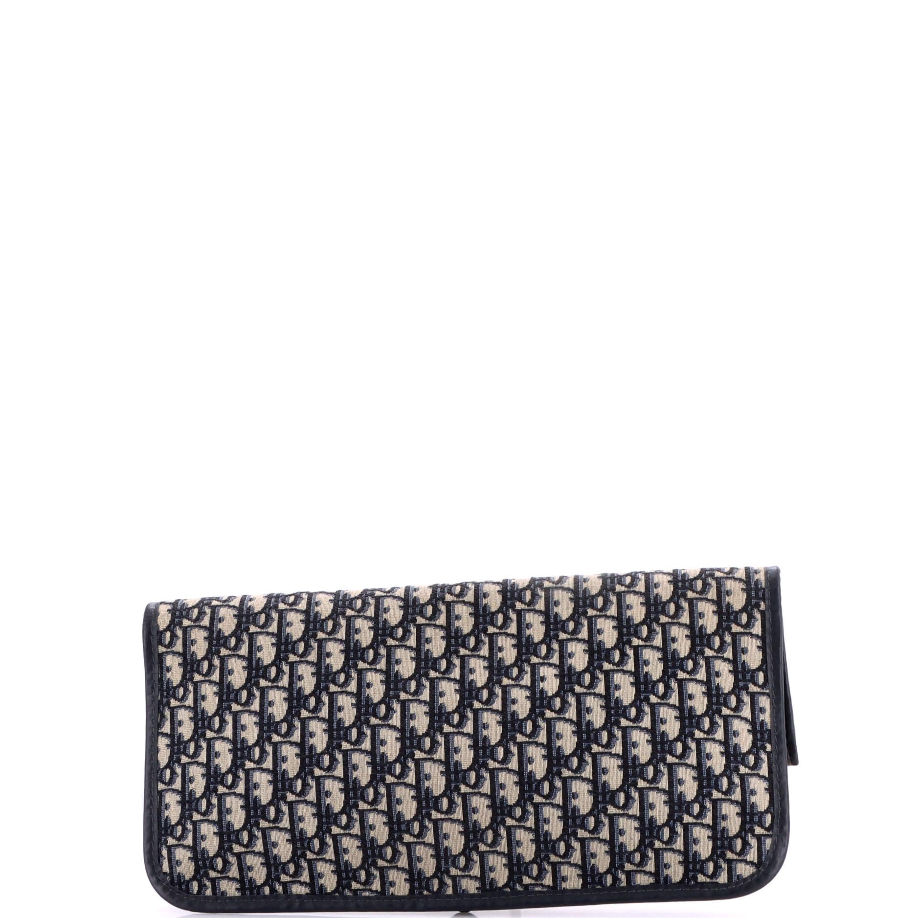 Dior Fold Over Clutch Oblique Canvas Size ONE SIZE - 2 Thumbnail