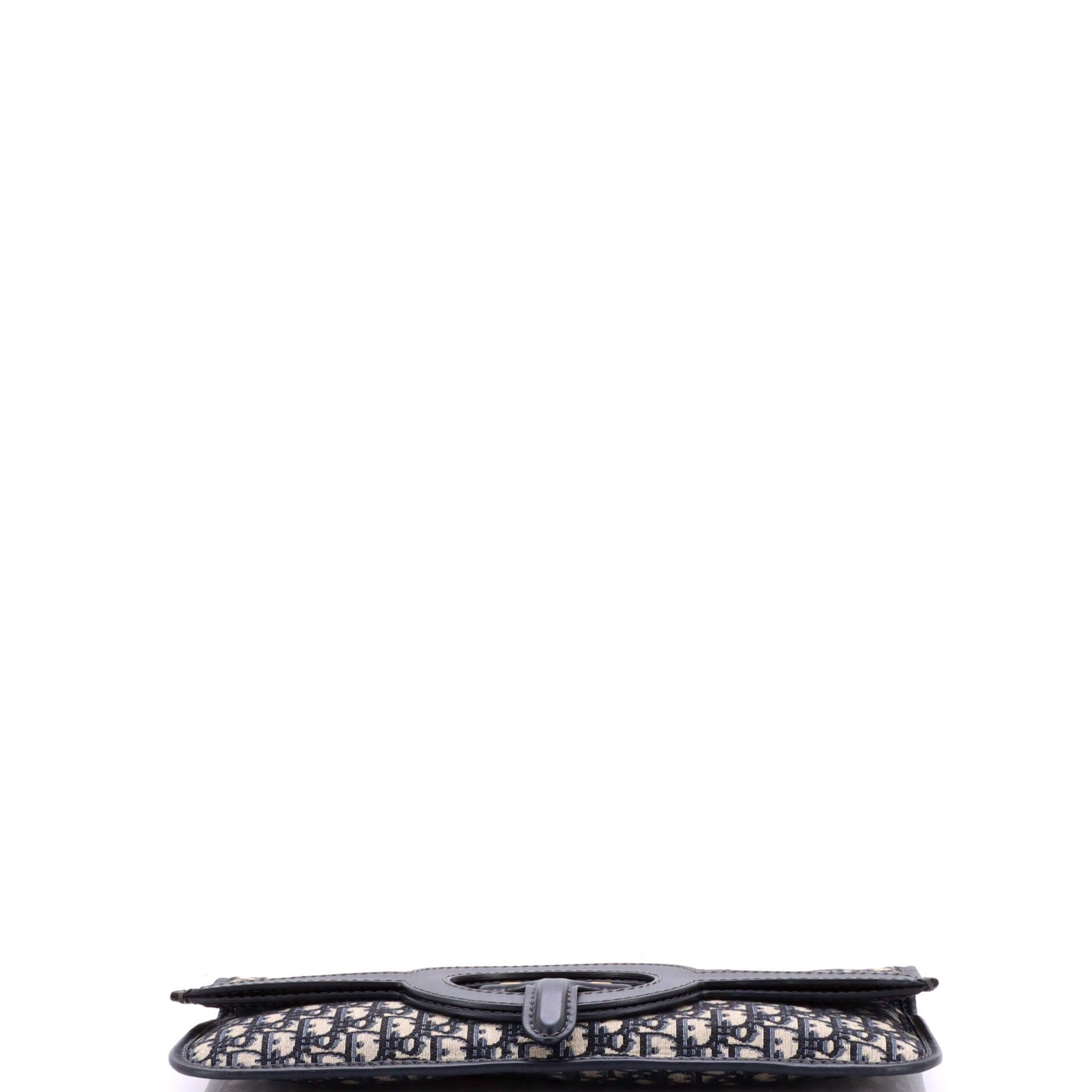 Dior Fold Over Clutch Oblique Canvas Size ONE SIZE - 3 Thumbnail