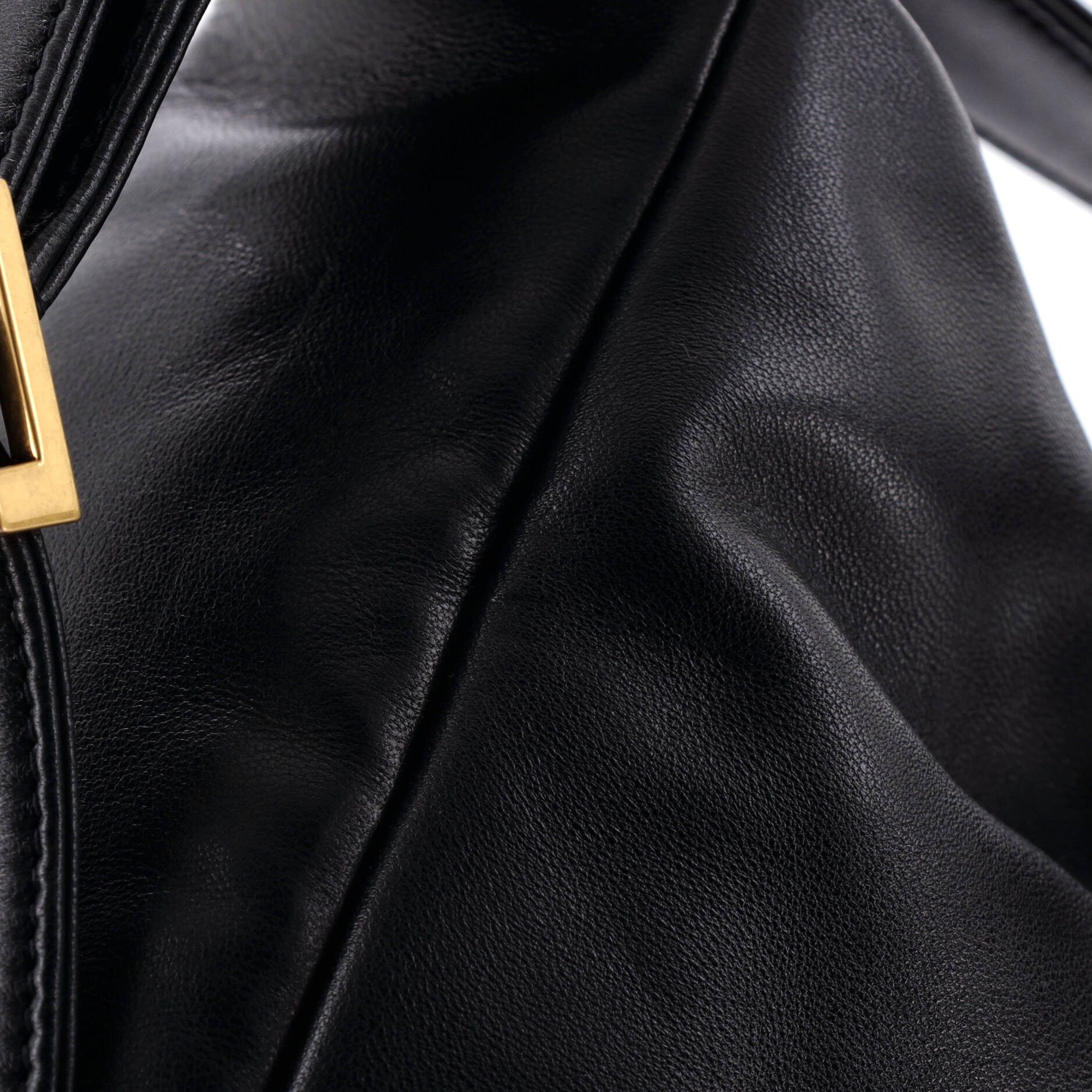 Saint Laurent Paris Le 5 a 7 Supple Hobo Leather Small Size ONE SIZE - 5 Thumbnail