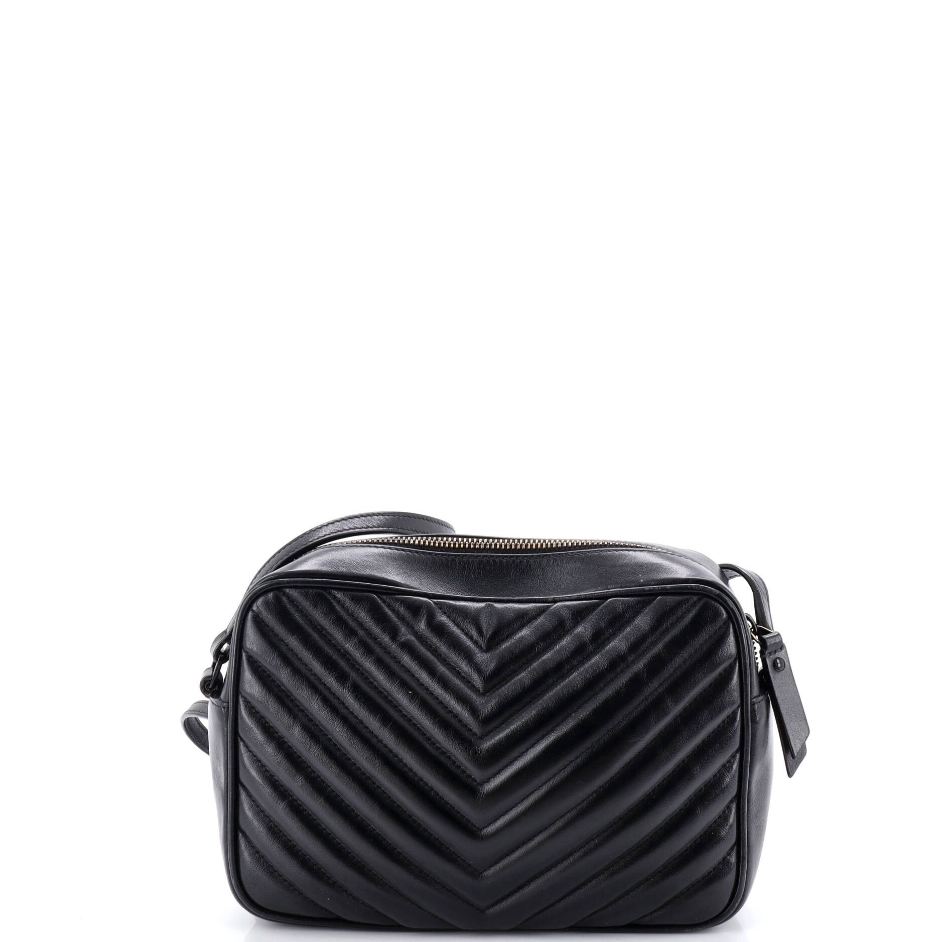Saint Laurent Paris Lou Camera Bag Matelasse Chevron Leather Small Size ONE SIZE - 2 Thumbnail