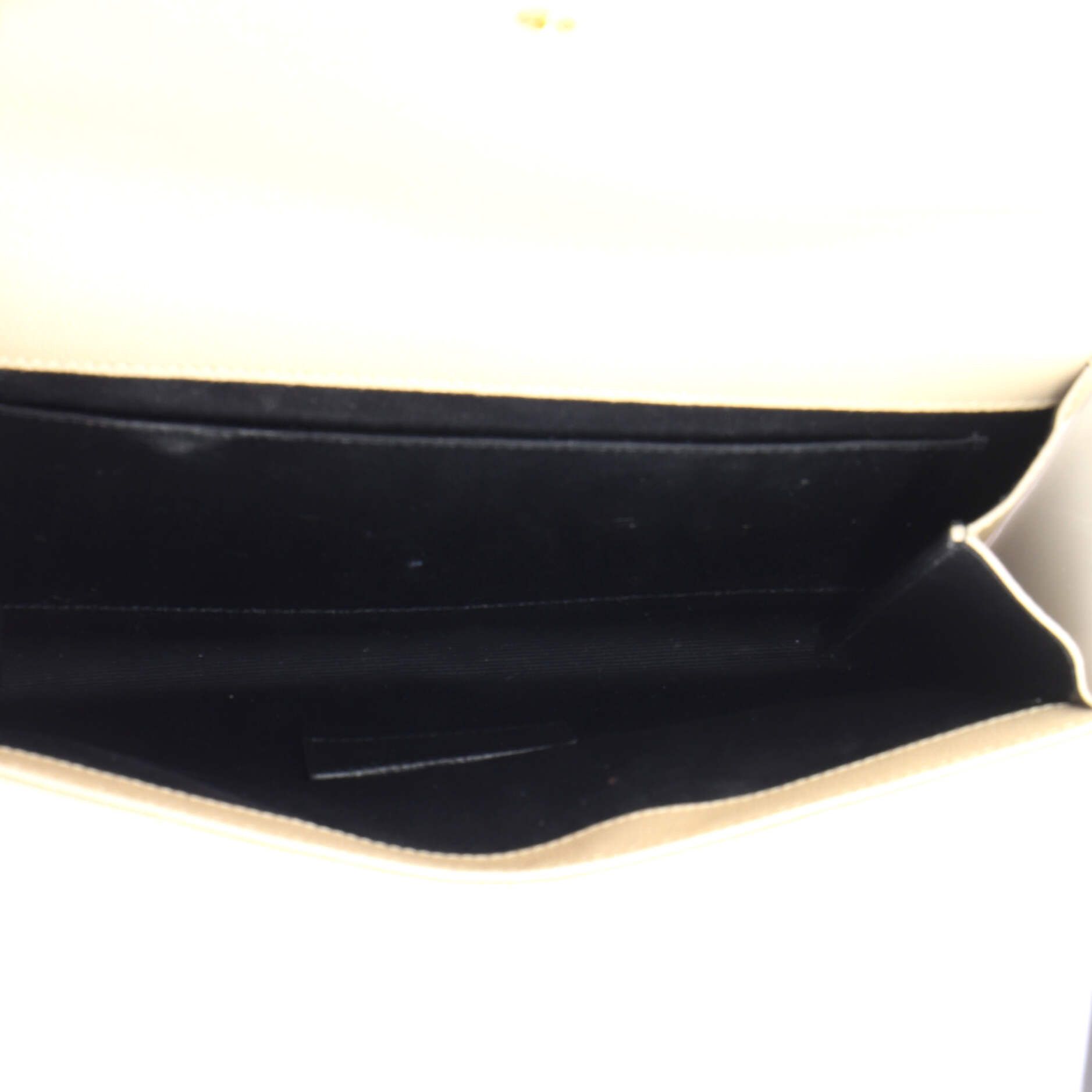 Saint Laurent Paris Classic Monogram Envelope Wristlet Clutch Mixed Matelasse Leather Size ONE SIZE - 4 Thumbnail