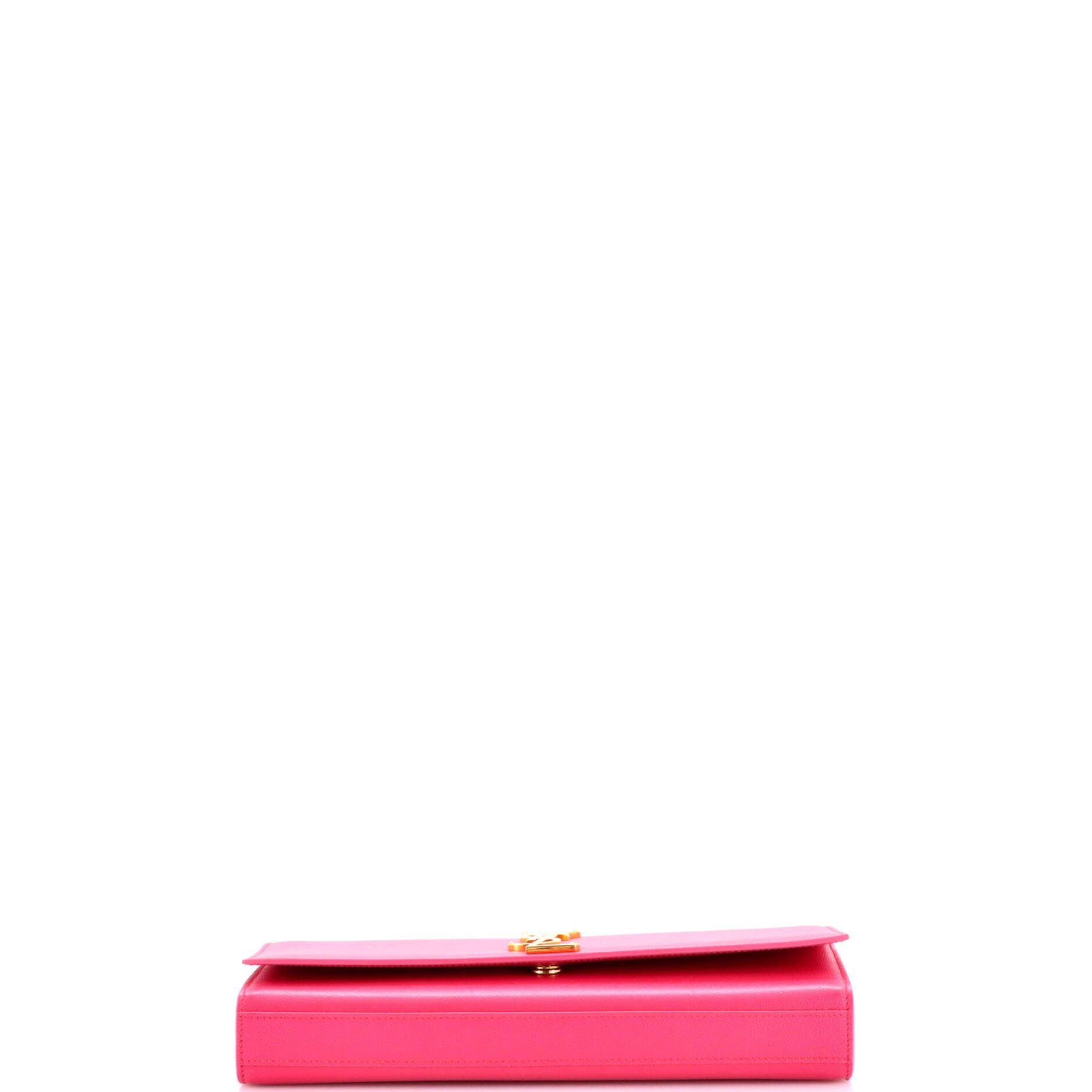 Saint Laurent Paris Classic Monogram Clutch Leather Long Size ONE SIZE - 3 Thumbnail