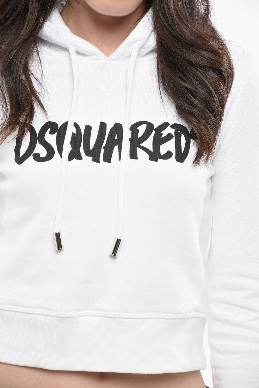 Dsquared2 Hoodie Cropped MINI FIT with Logo Size S / US 4 / IT 40 - 3 Thumbnail