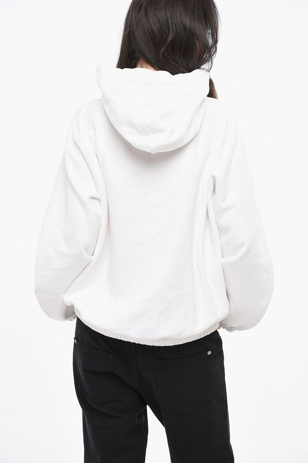 Dsquared2 Hoodie ONION FIT Cotton Fleece with Contrasting Print Size L / US 10 / IT 46 - 2 Thumbnail
