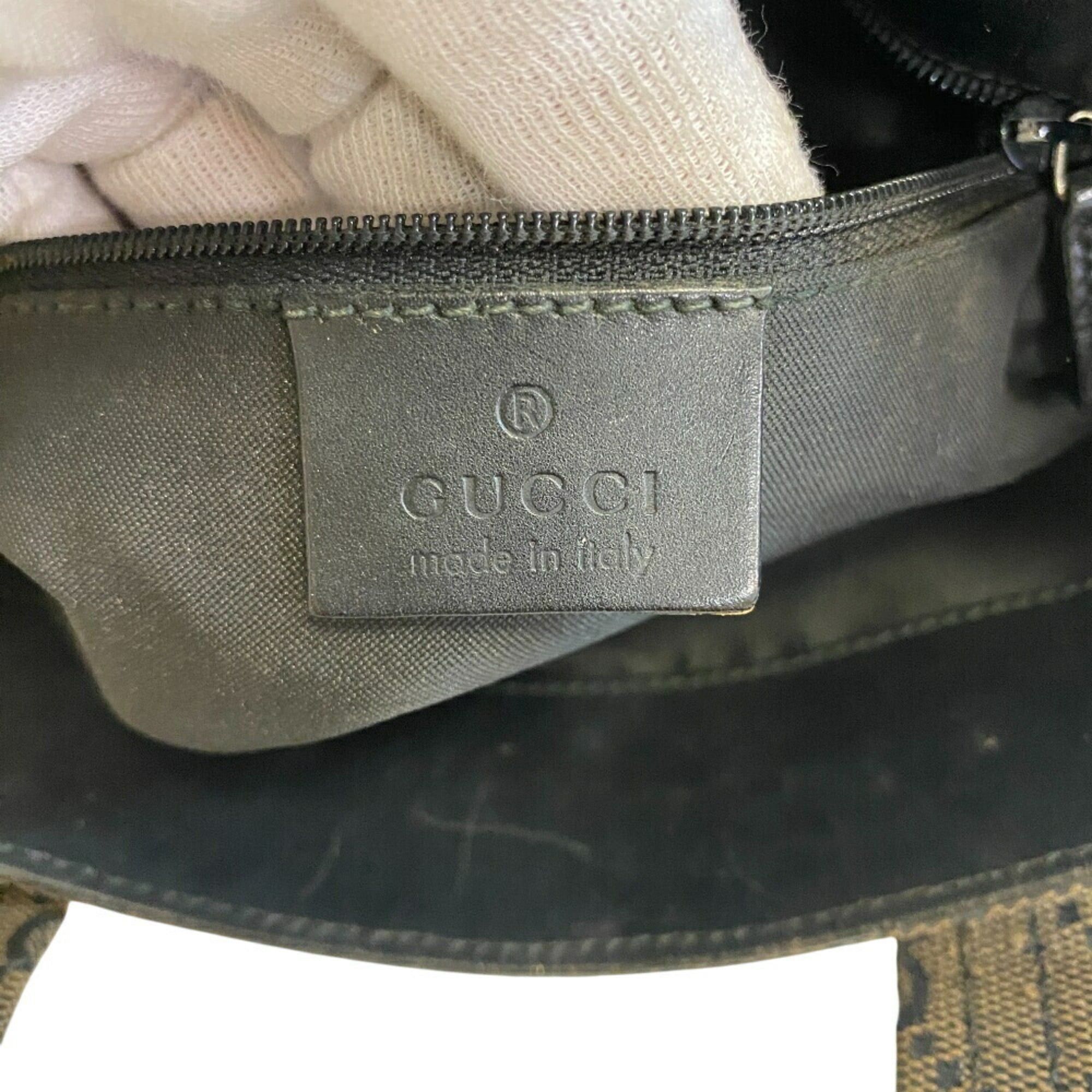 Gucci GUCCI 1079 GG Pattern Handbag, Beige, Women's Size ONE SIZE - 13 Thumbnail