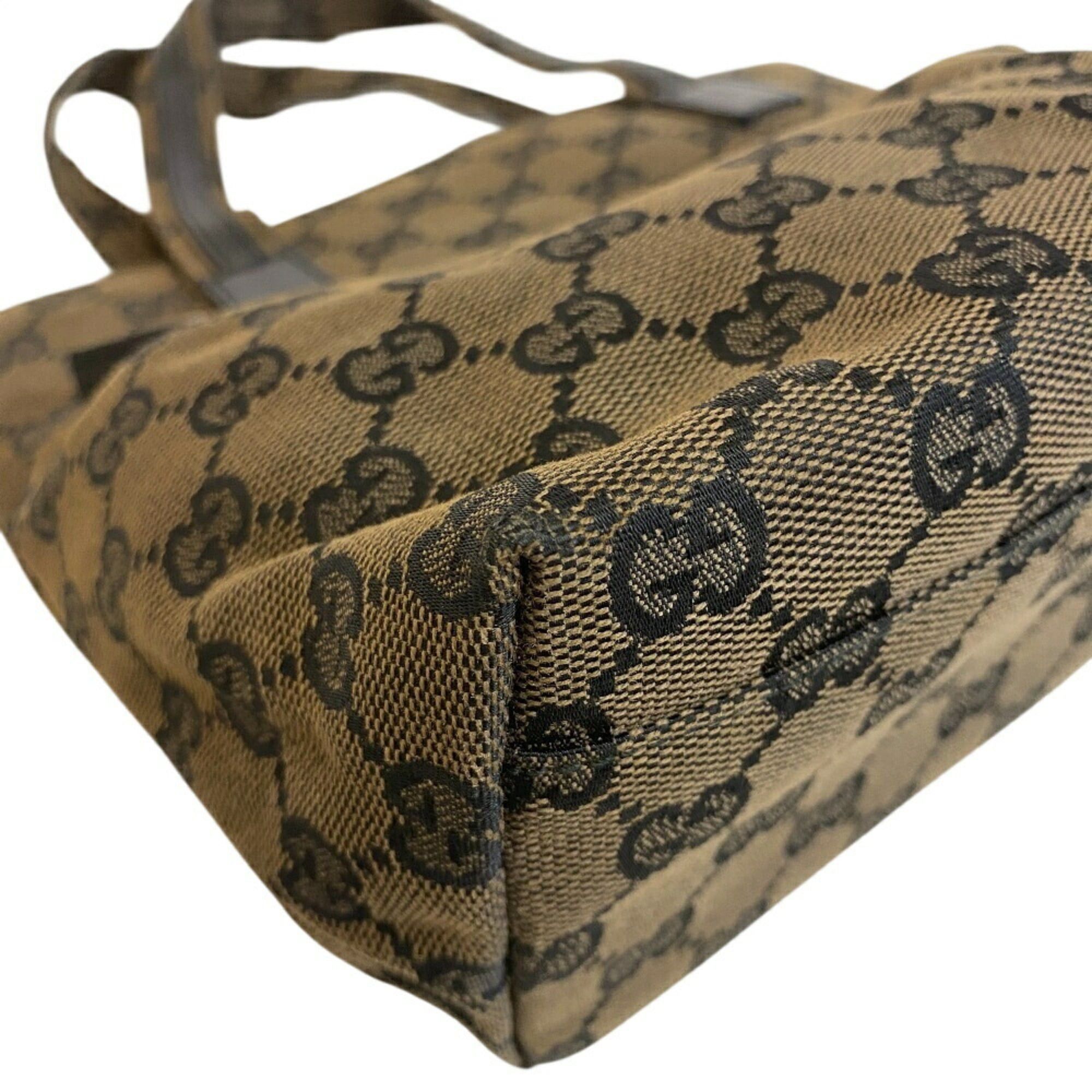 Gucci GUCCI 1079 GG Pattern Handbag, Beige, Women's Size ONE SIZE - 3 Thumbnail