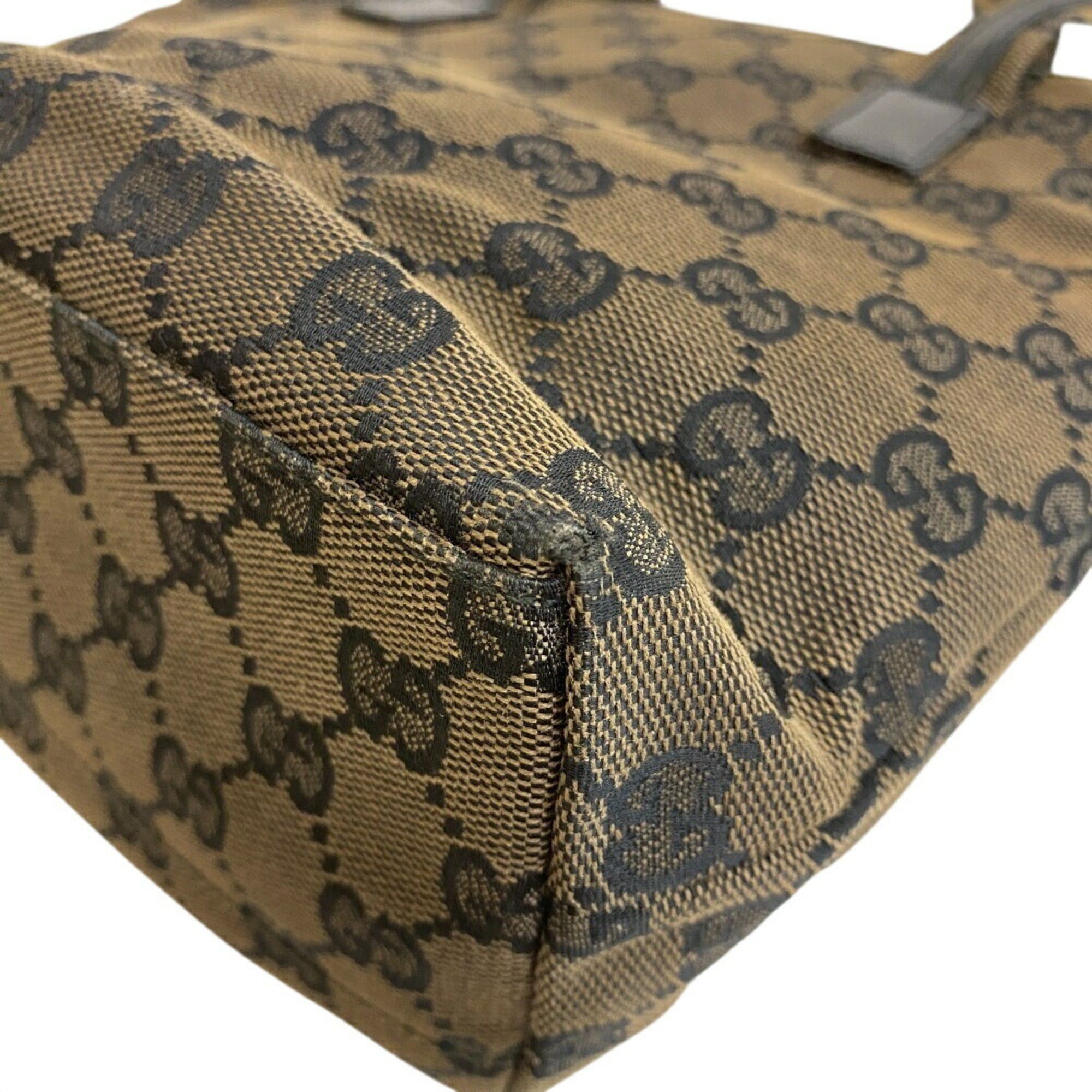 Gucci GUCCI 1079 GG Pattern Handbag, Beige, Women's Size ONE SIZE - 6 Thumbnail