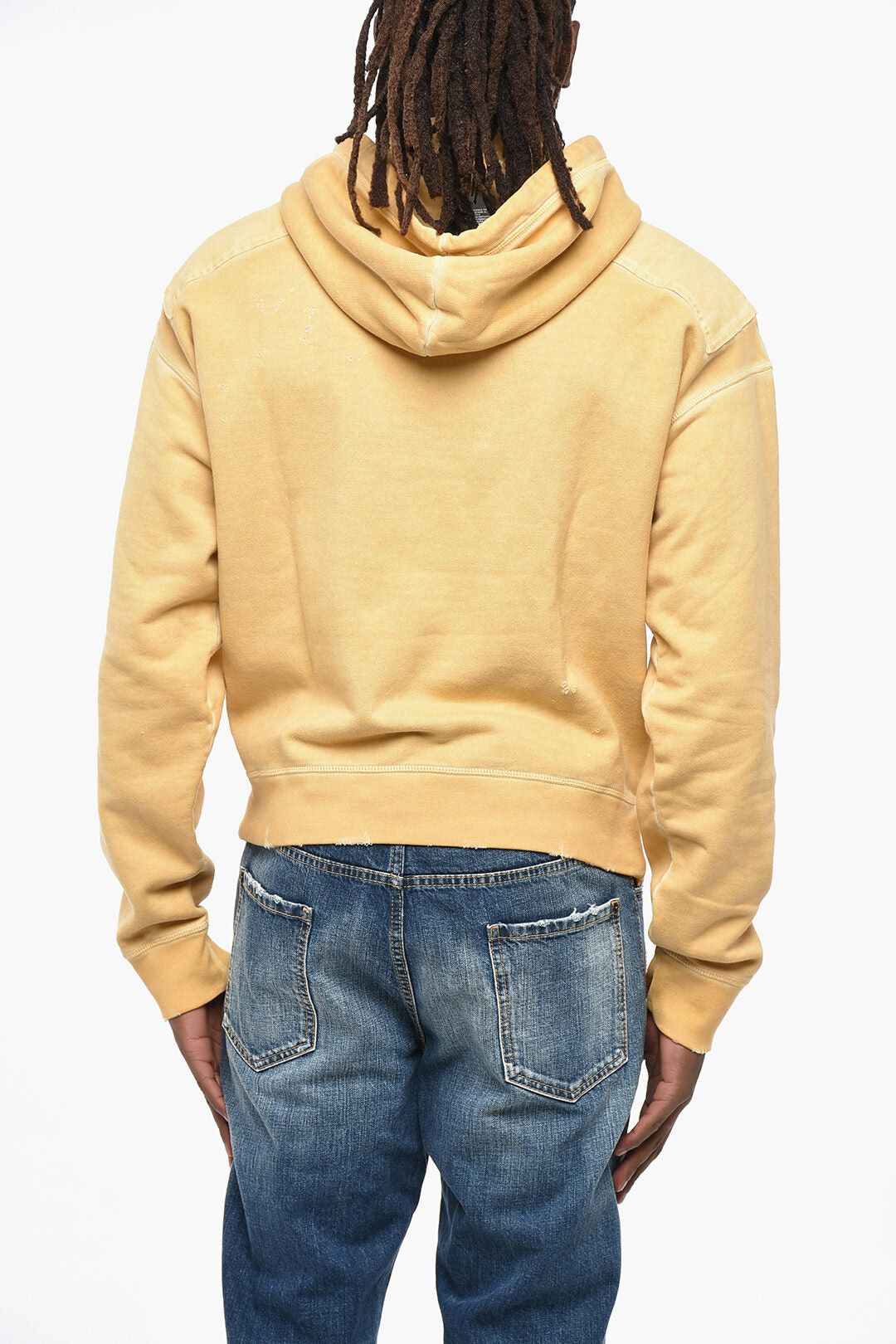 Dsquared2 Hoodie CIPRO FIT Vintage Effect with Printed Logo Size US XS / EU 42 / 0 - 2 Thumbnail