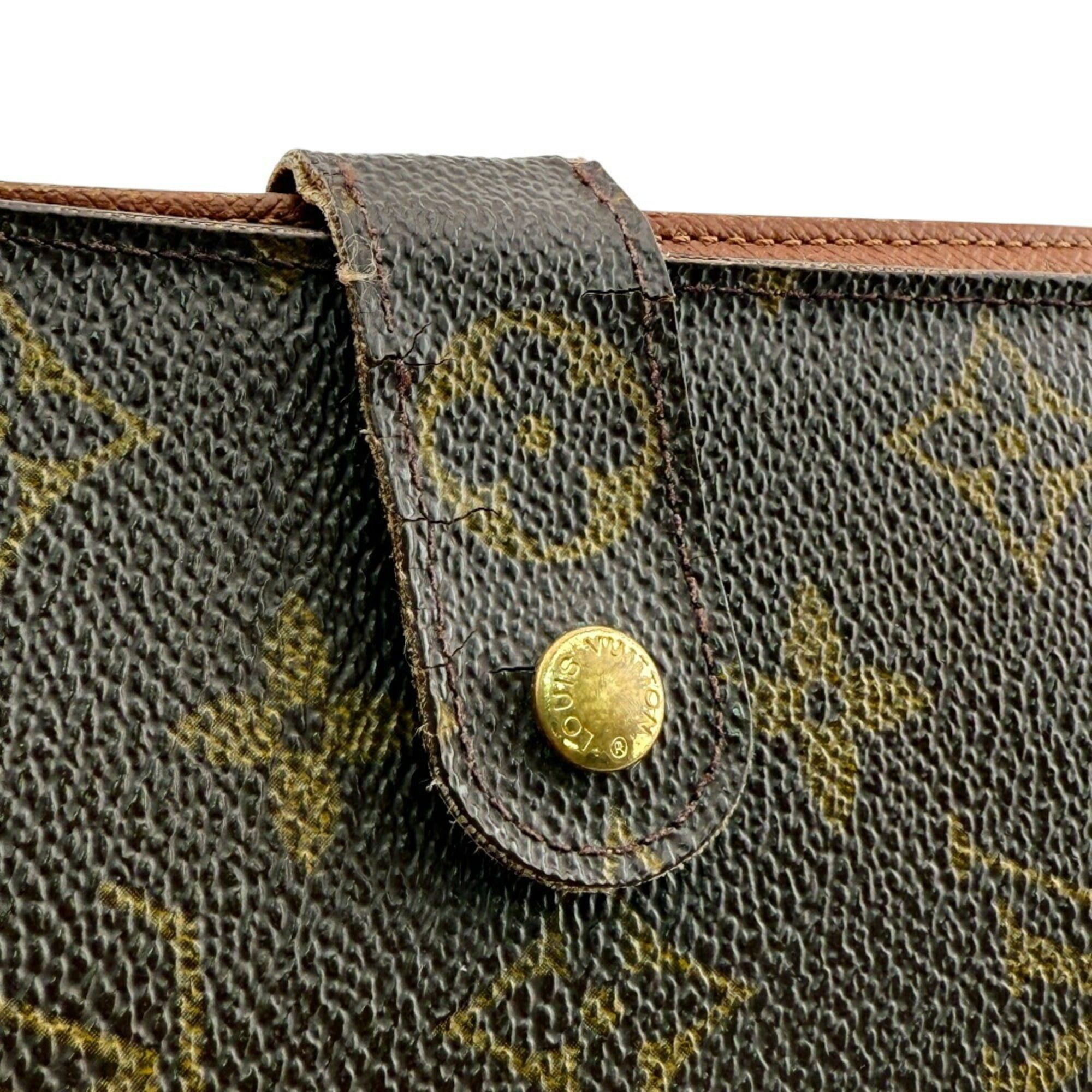 Louis Vuitton LOUIS VUITTON M61207 Porte Papier Zip Compact Wallet Monogram Bifold Brown Unisex Size ONE SIZE - 8 Thumbnail