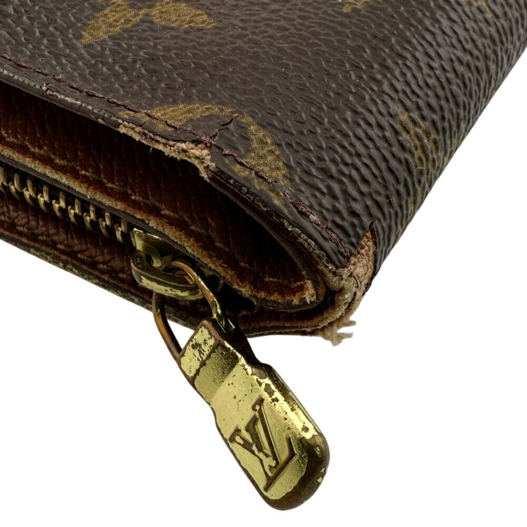 Louis Vuitton LOUIS VUITTON M61207 Porte Papier Zip Compact Wallet Monogram Bifold Brown Unisex Size ONE SIZE - 7 Thumbnail