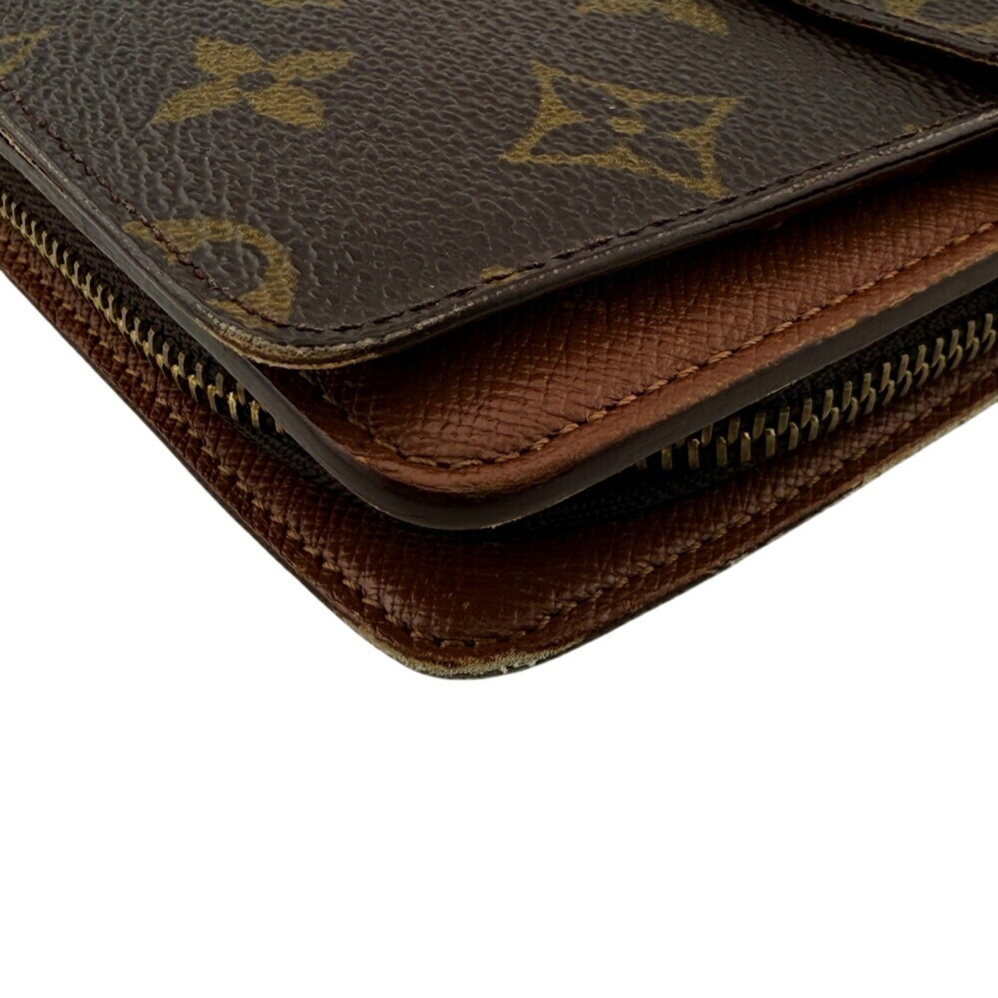 Louis Vuitton LOUIS VUITTON M61207 Porte Papier Zip Compact Wallet Monogram Bifold Brown Unisex Size ONE SIZE - 5 Thumbnail