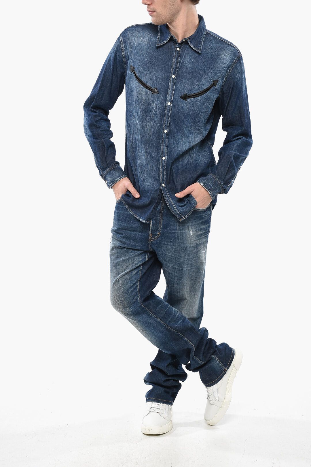 Dsquared2 Denim Relax-Fit Shirt DAN Size US S / EU 44-46 / 1 - 4 Thumbnail