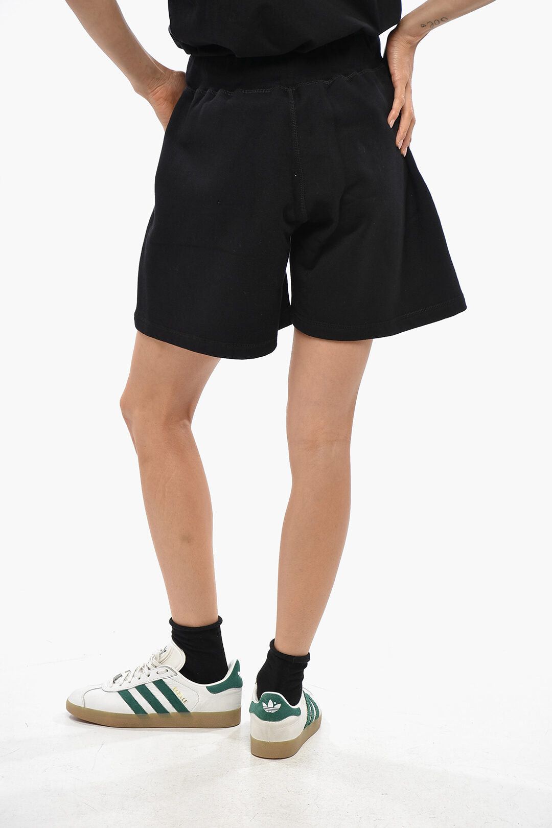Dsquared2 ICON Shorts OVER FIT SUNSET Cotton Fleece Size 25" / US 0 / IT 36 - 3 Thumbnail