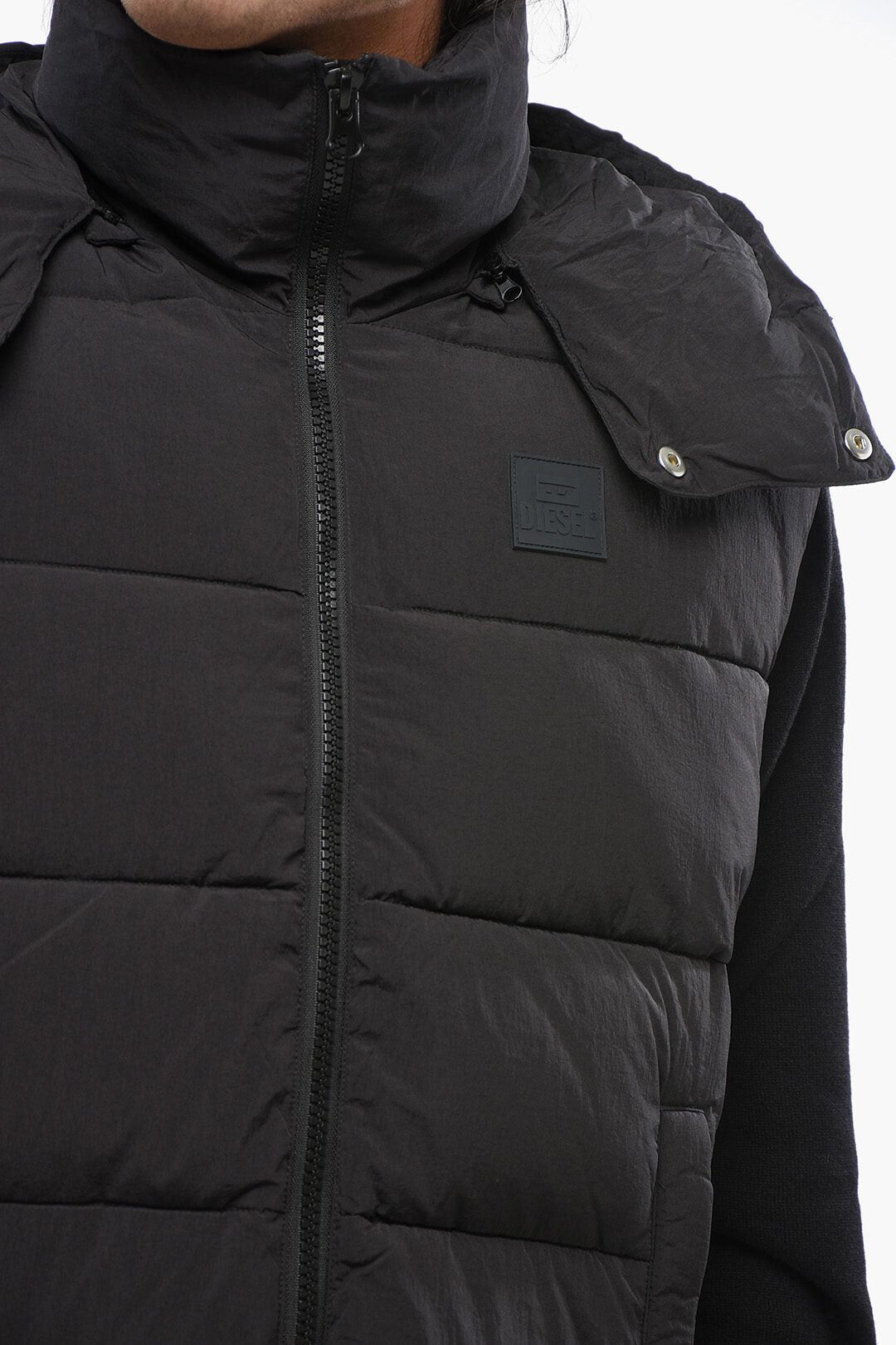 Diesel Quilted Gilet STEP-OUT with Removable Hood Size US XS / EU 42 / 0 - 3 Thumbnail
