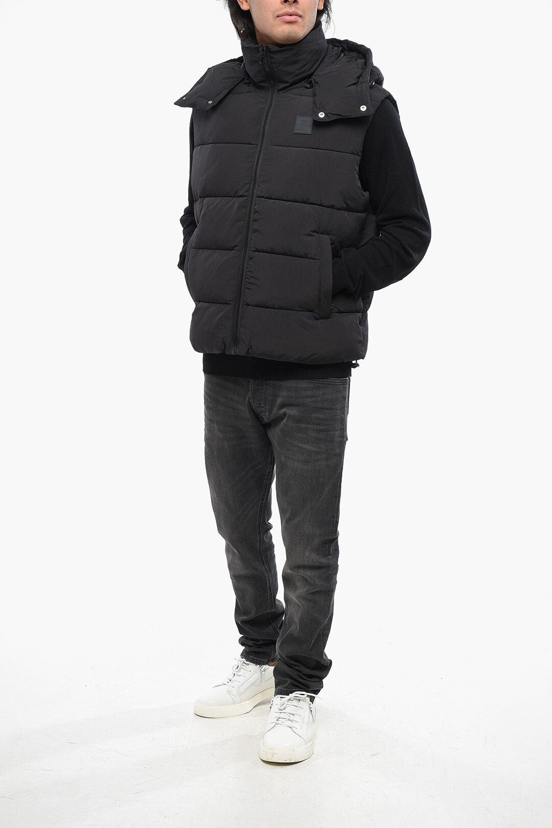Diesel Quilted Gilet STEP-OUT with Removable Hood Size US XS / EU 42 / 0 - 4 Thumbnail