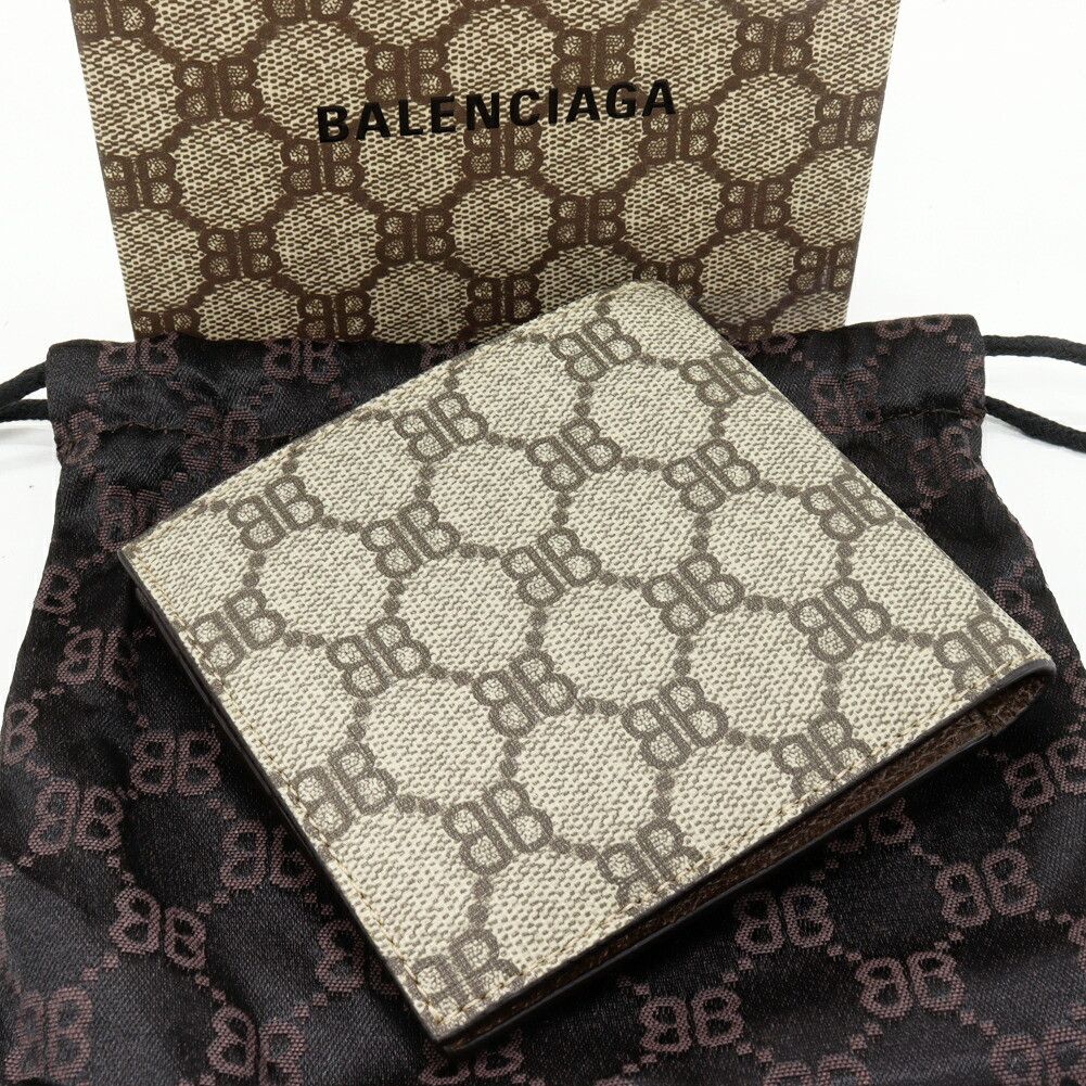 Gucci Gucci Gucci The Hacker Project PVC Canvas Compact Wallet Limited Textile Short Wallet 680403 DUTY FREE for USA Size ONE SIZE - 2 Thumbnail