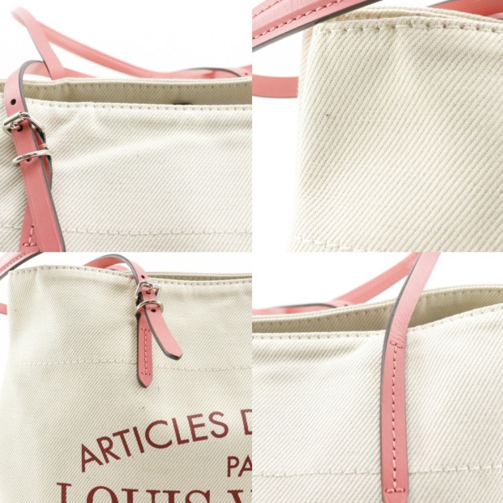 Louis Vuitton Louis Vuitton Louis Vuitton Cabas MM Canvas Tote Bag Textile Tote Bag M94502 DUTY FREE for USA Size ONE SIZE - 16 Thumbnail