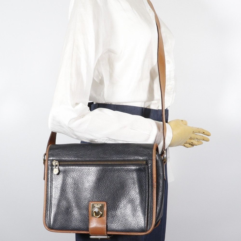 Celine Celine Celine Old Celine Calfskin Shoulder Bag Leather Crossbody Bag DUTY FREE for USA Size ONE SIZE - 20 Thumbnail
