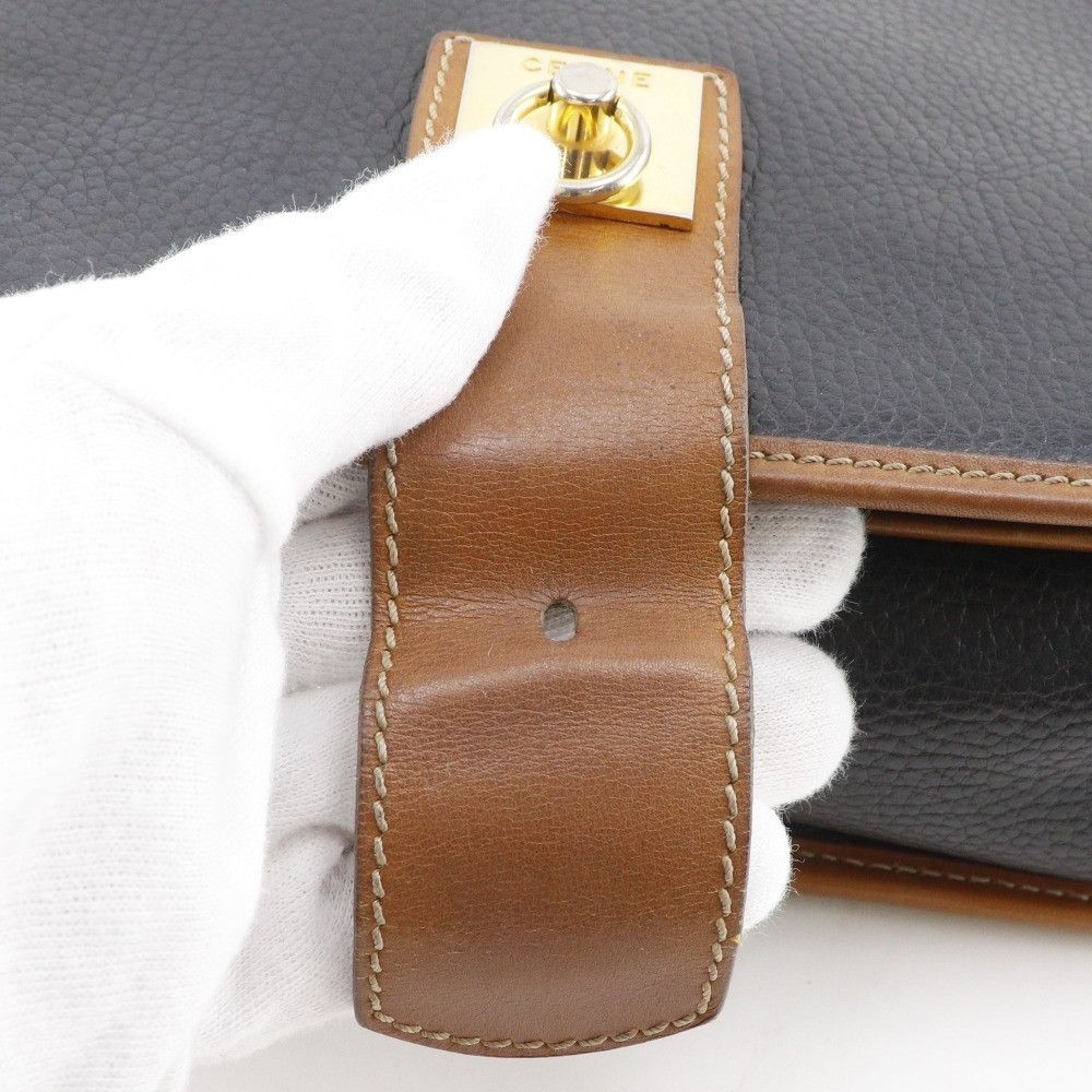 Celine Celine Celine Old Celine Calfskin Shoulder Bag Leather Crossbody Bag DUTY FREE for USA Size ONE SIZE - 19 Thumbnail