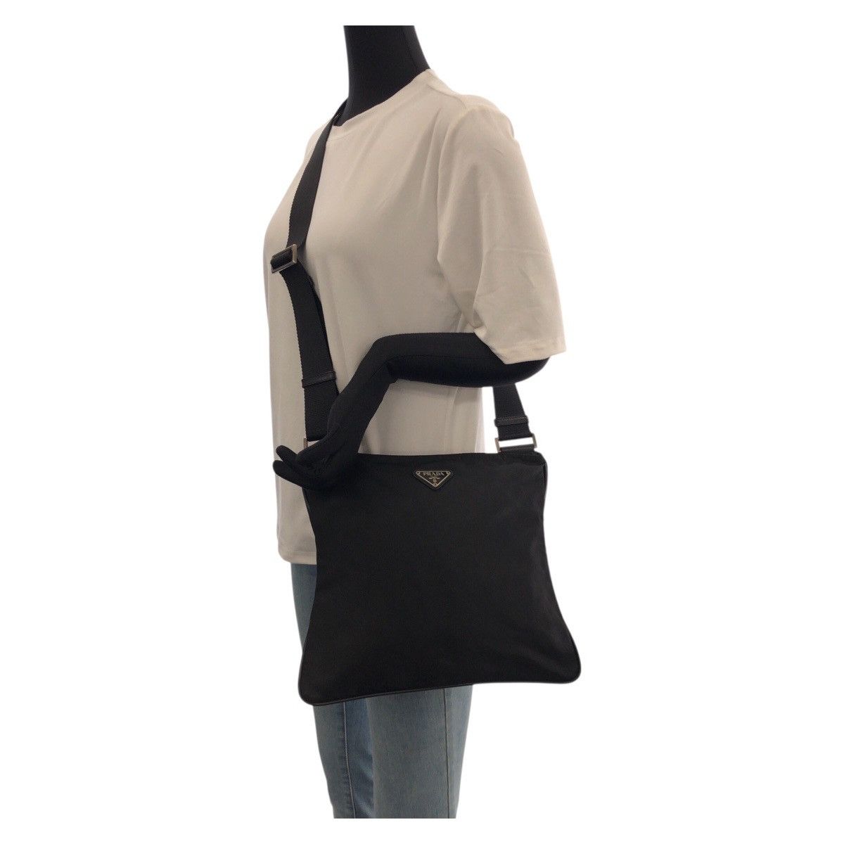 Prada Prada Prada Tessuto Nylon Shoulder Bag Textile Shoulder Bag DUTY FREE for USA Size ONE SIZE - 7 Thumbnail