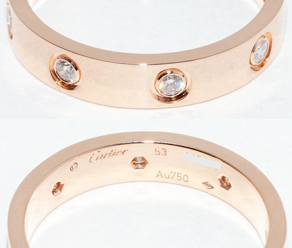 Cartier Cartier Cartier LOVE Au750 Ring Size 17 Precious Metal Ring B40508 DUTY FREE for USA Size ONE SIZE - 5 Thumbnail