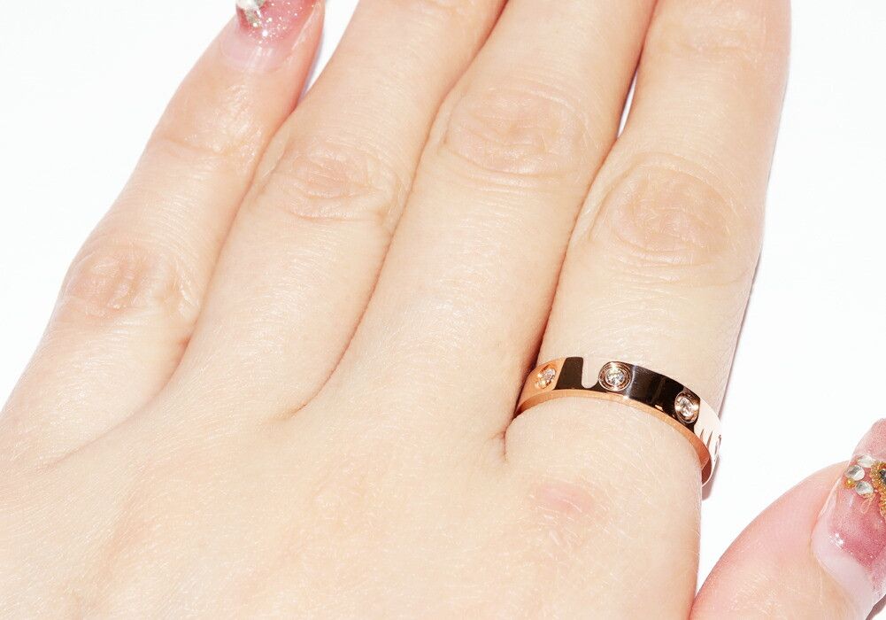 Cartier Cartier Cartier LOVE Au750 Ring Size 17 Precious Metal Ring B40508 DUTY FREE for USA Size ONE SIZE - 6 Thumbnail
