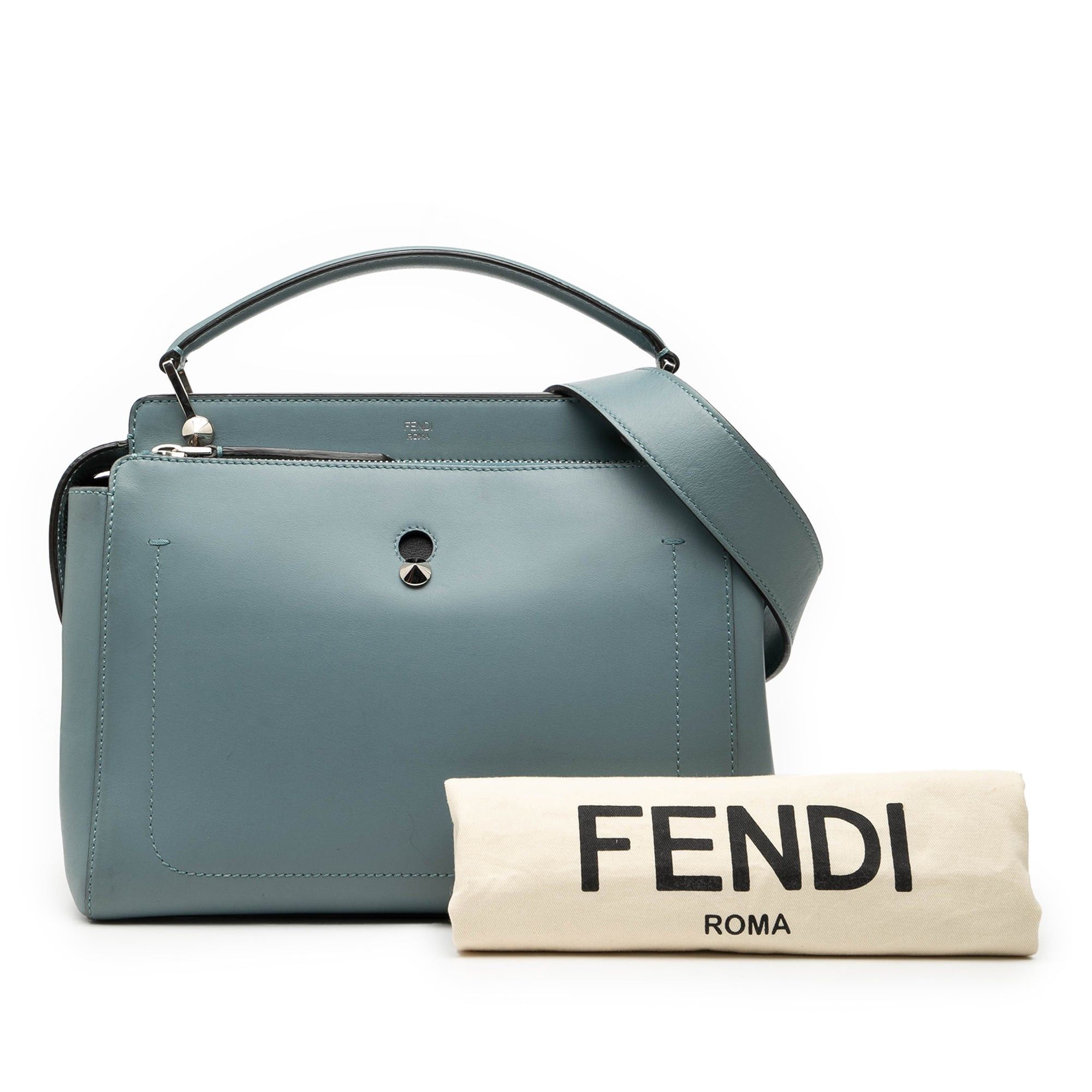 Fendi Medium Leather DotCom Satchel Size ONE SIZE - 9 Thumbnail