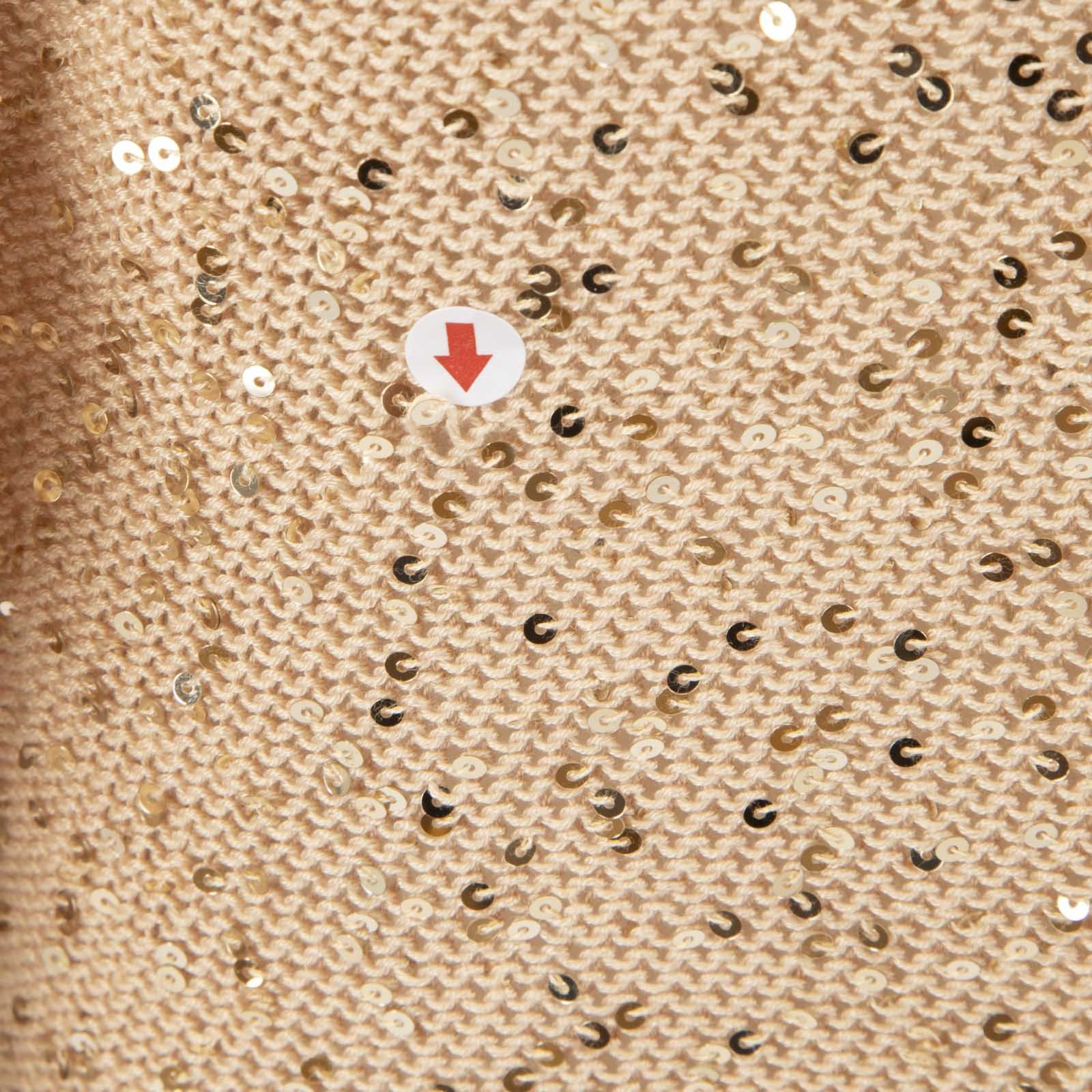 Stella McCartney Beige Sequinned Knit Jumper Size XS / US 0-2 / IT 36-38 - 4 Thumbnail