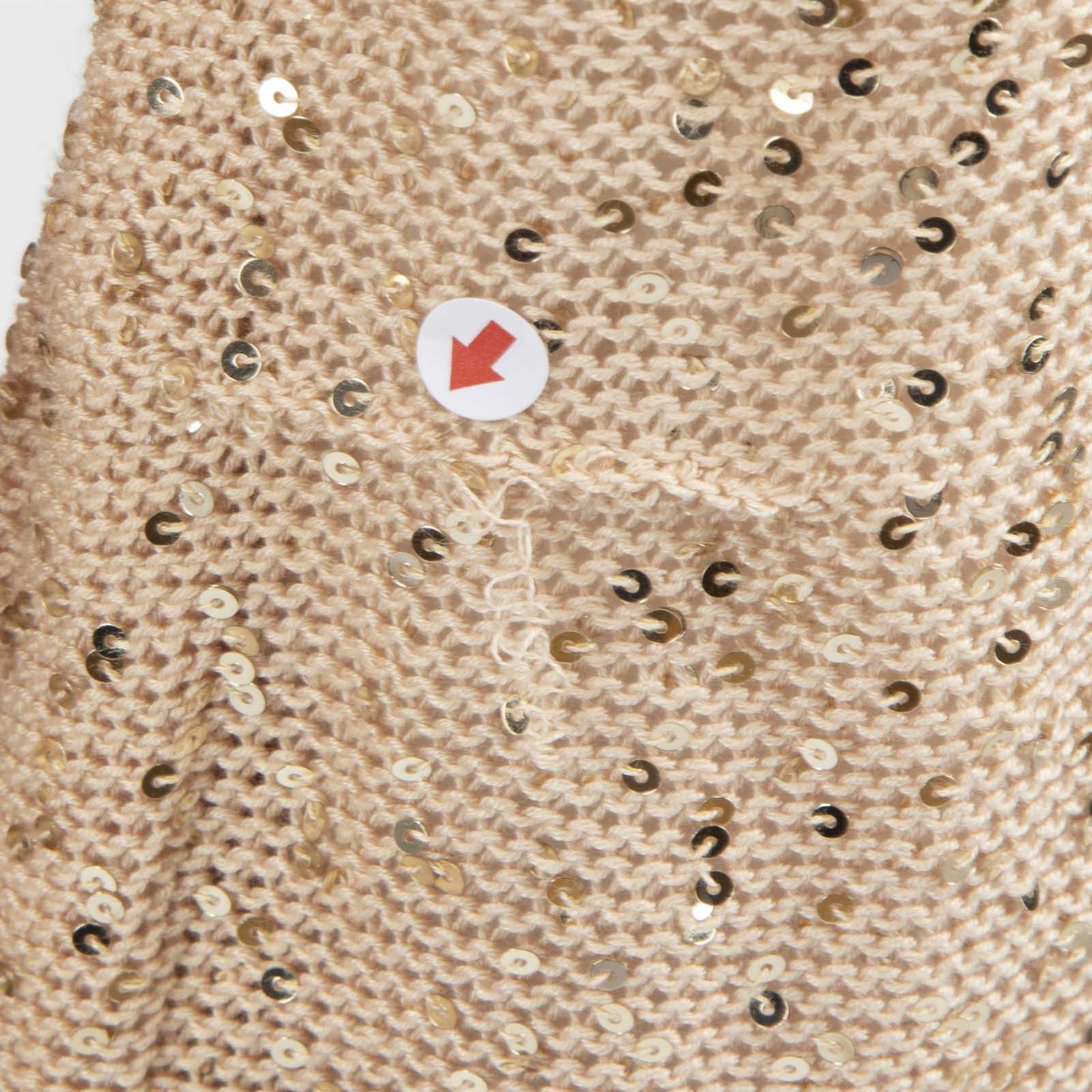 Stella McCartney Beige Sequinned Knit Jumper Size XS / US 0-2 / IT 36-38 - 5 Thumbnail