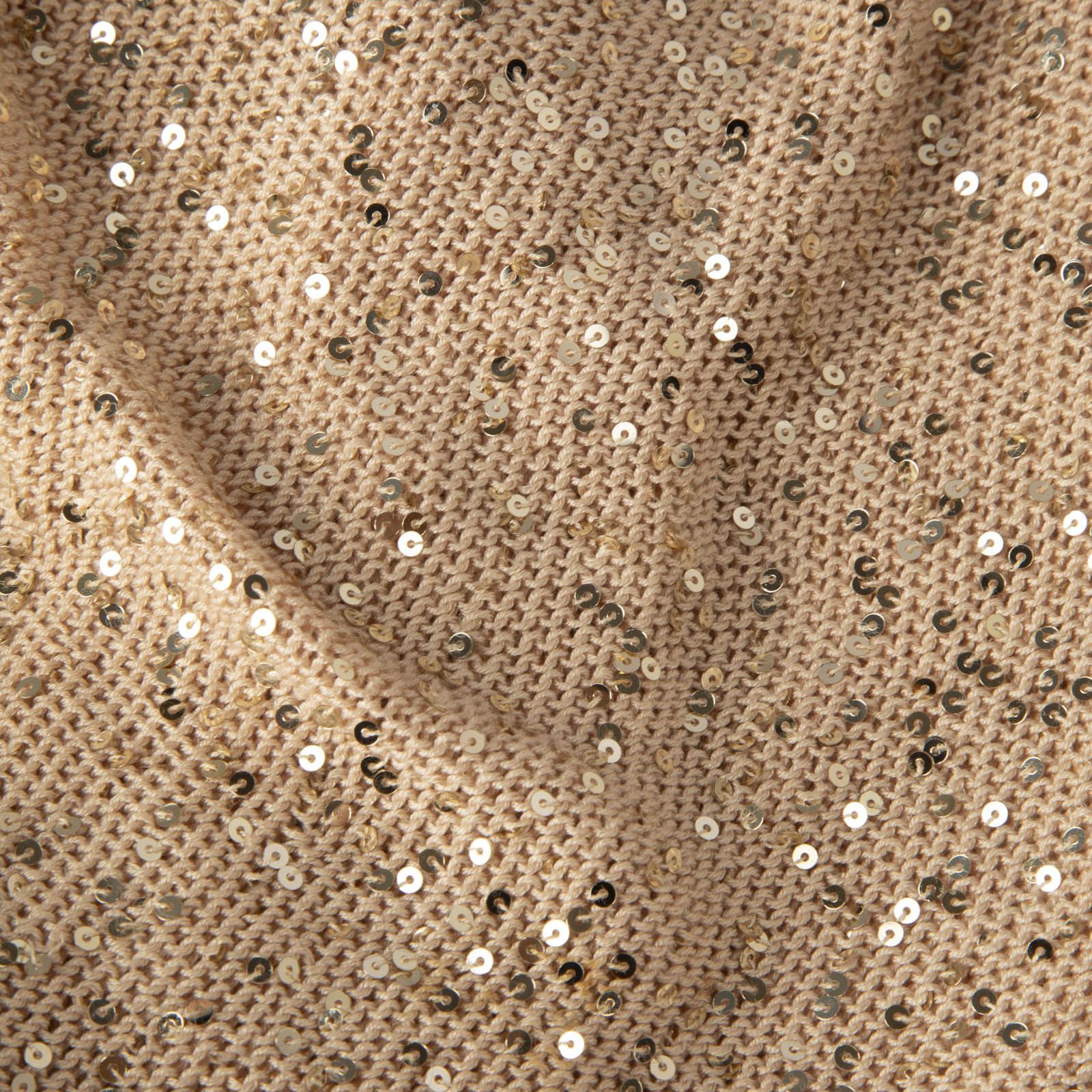 Stella McCartney Beige Sequinned Knit Jumper Size XS / US 0-2 / IT 36-38 - 3 Thumbnail