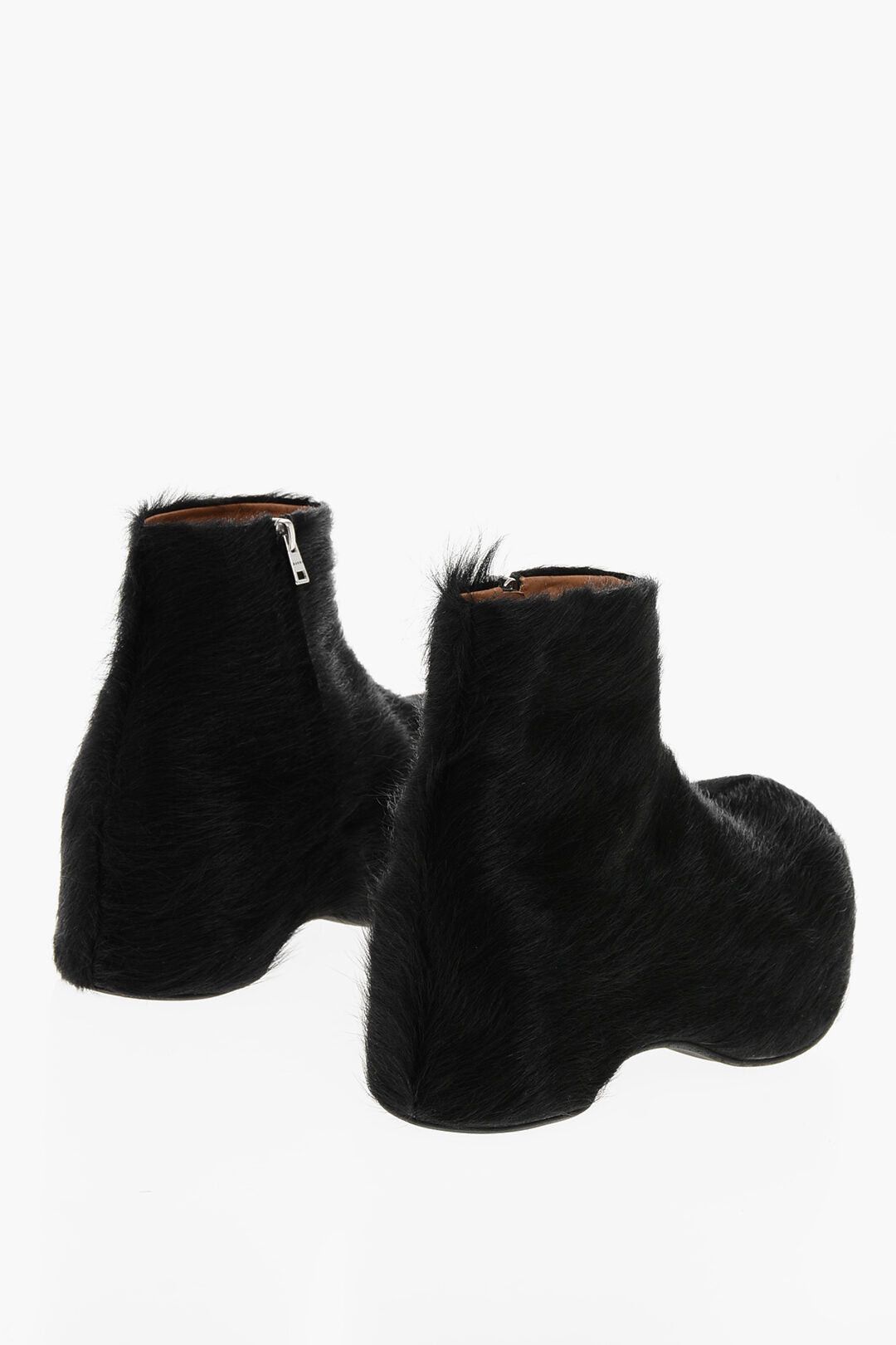 Marni Fur Ankle Boots with Inner Zip Size US 6 / IT 36 - 2 Thumbnail