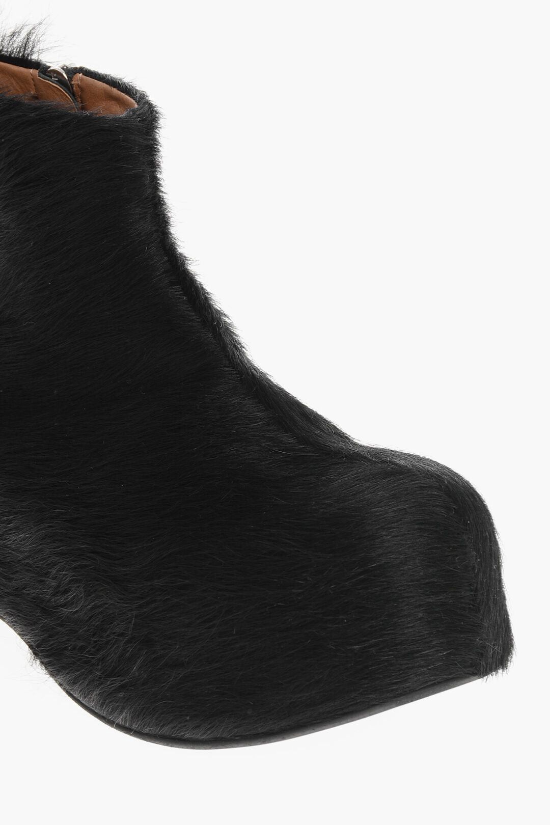 Marni Fur Ankle Boots with Inner Zip Size US 6 / IT 36 - 4 Thumbnail