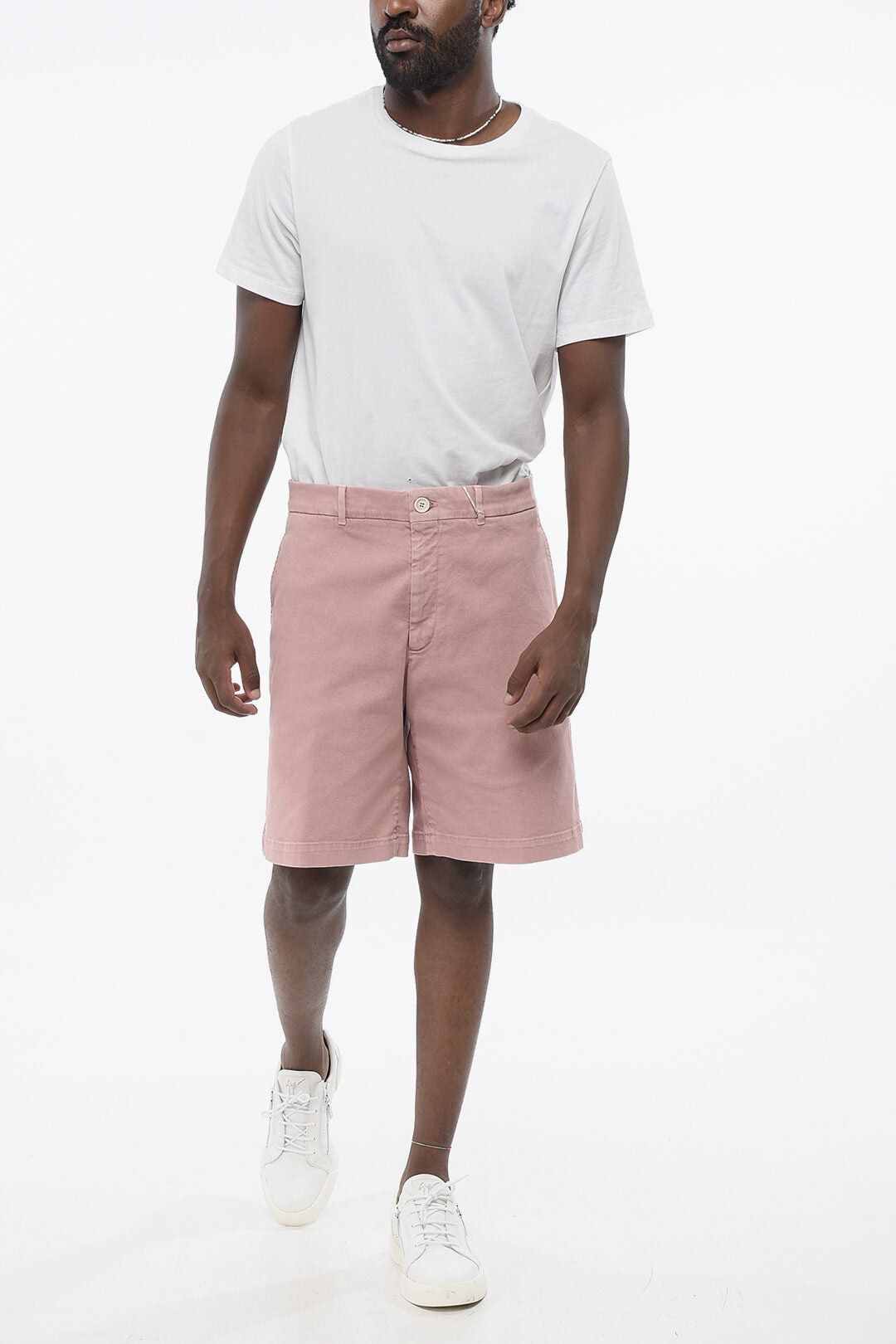 Brunello Cucinelli Cotton Twill Chino Shorts Size US 37 - 4 Thumbnail