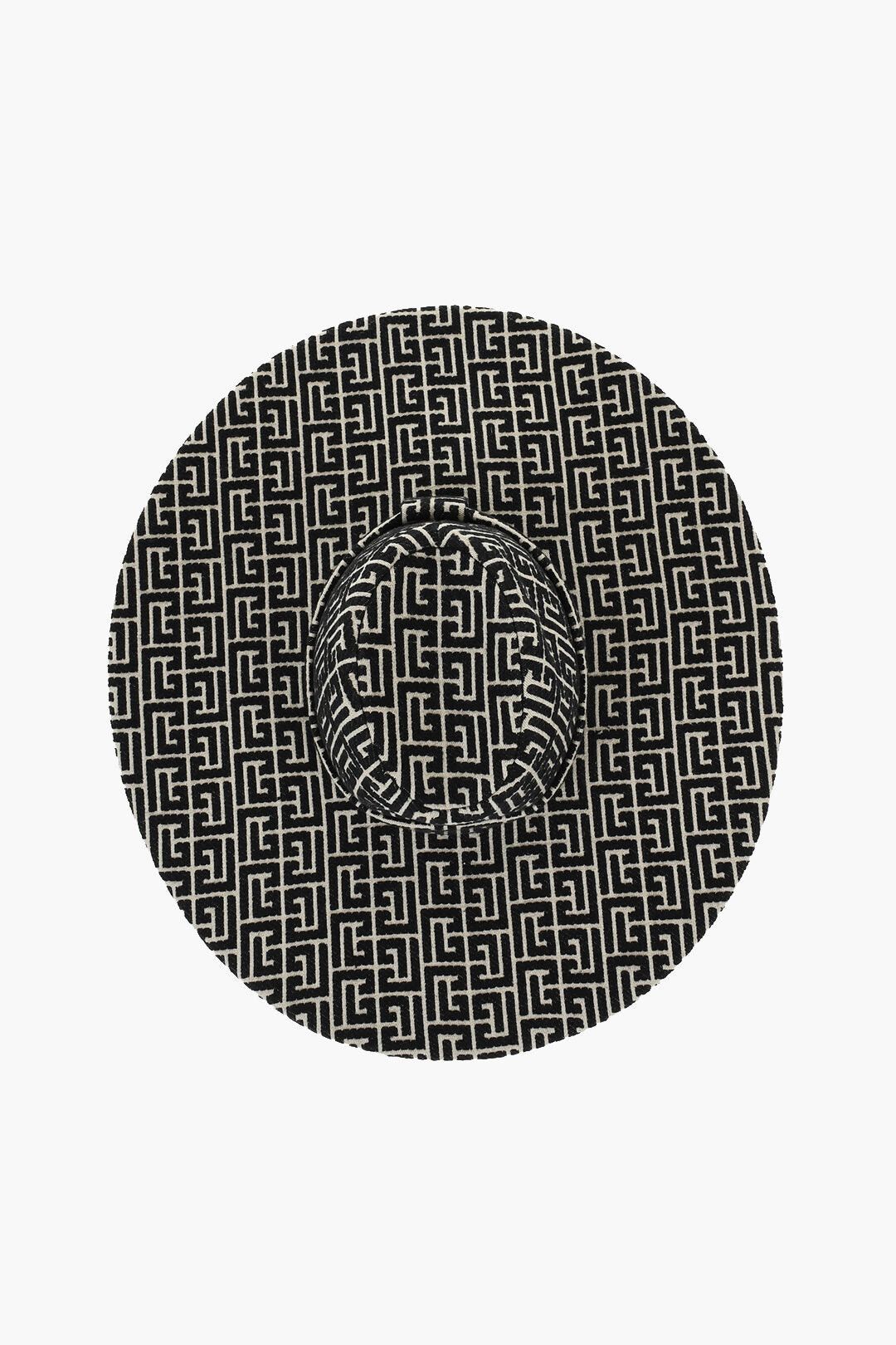 Balmain Two-Tone Floppy Hat with All-Over Monogram Size ONE SIZE - 4 Thumbnail