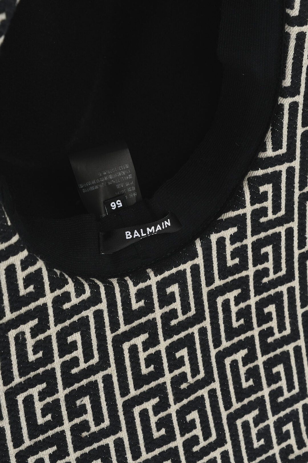 Balmain Two-Tone Floppy Hat with All-Over Monogram Size ONE SIZE - 3 Thumbnail