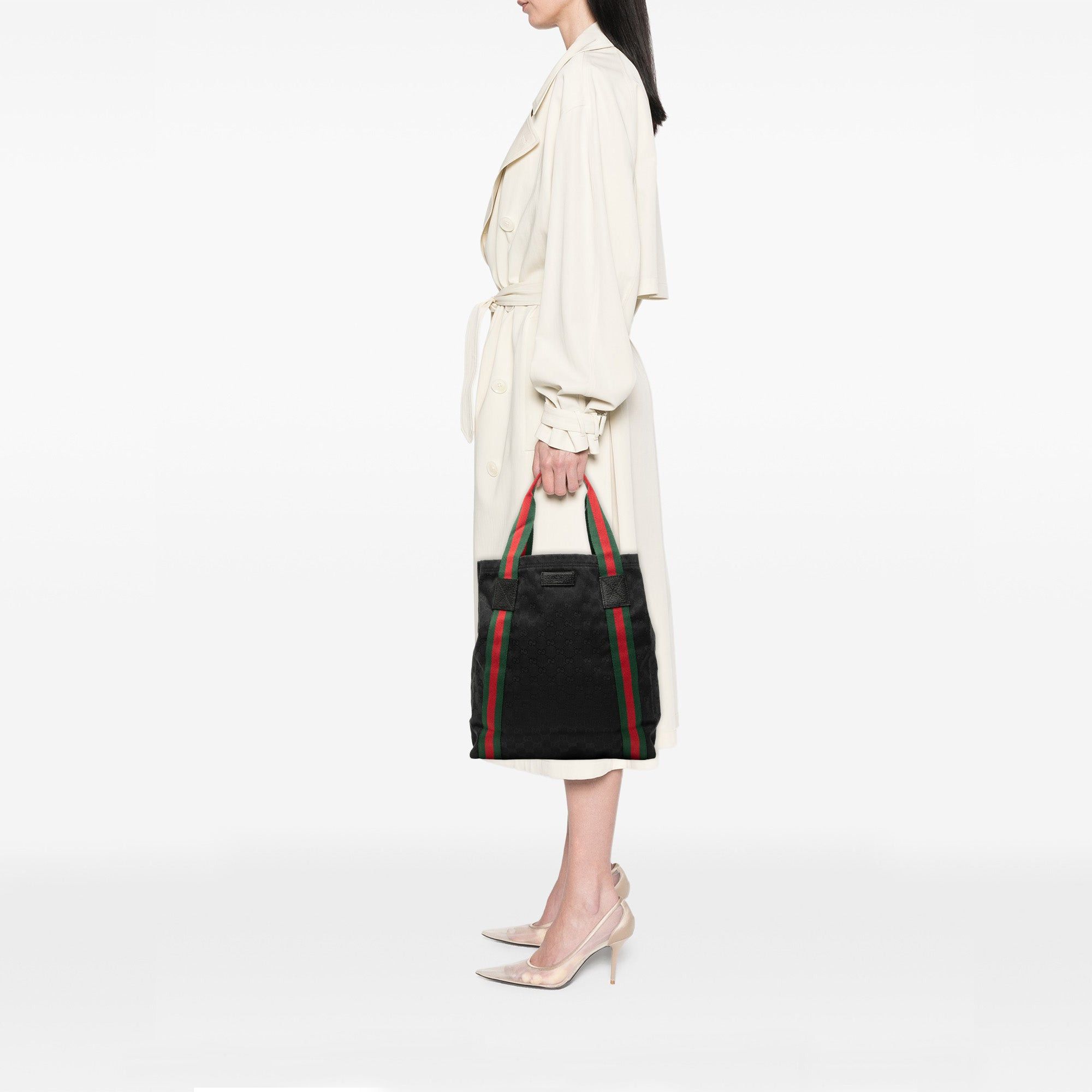 Gucci GG Canvas Web Tote Size ONE SIZE - 7 Thumbnail