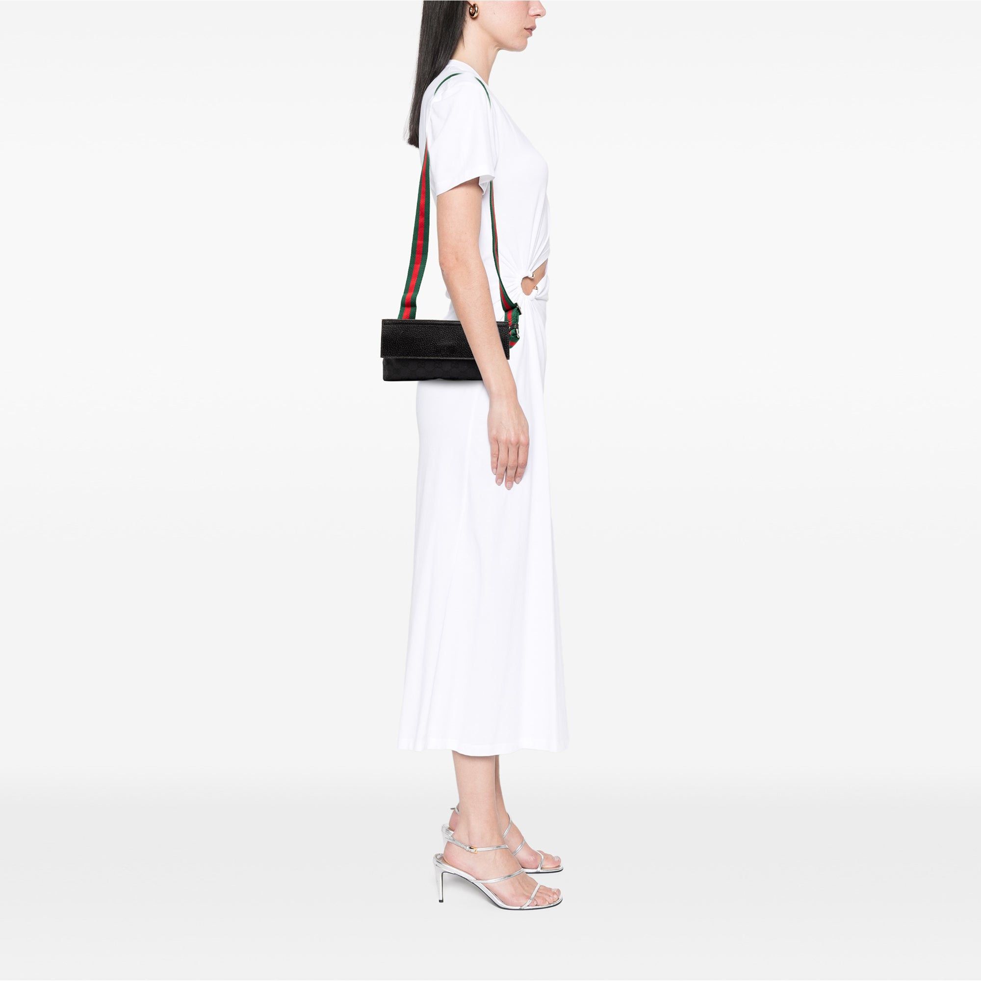 Gucci GG Canvas Web Crossbody Size ONE SIZE - 7 Thumbnail