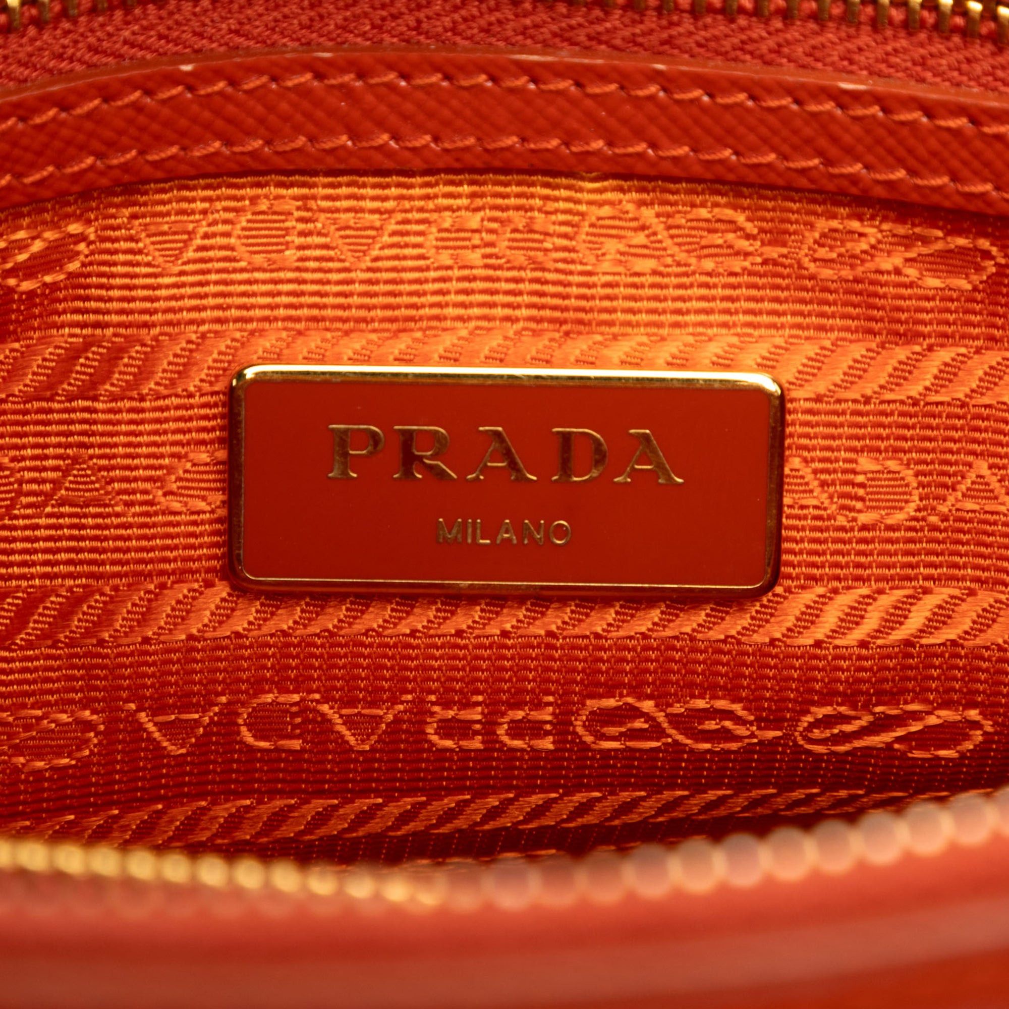 Prada Small Saffiano Vernice Promenade Satchel Size ONE SIZE - 5 Thumbnail