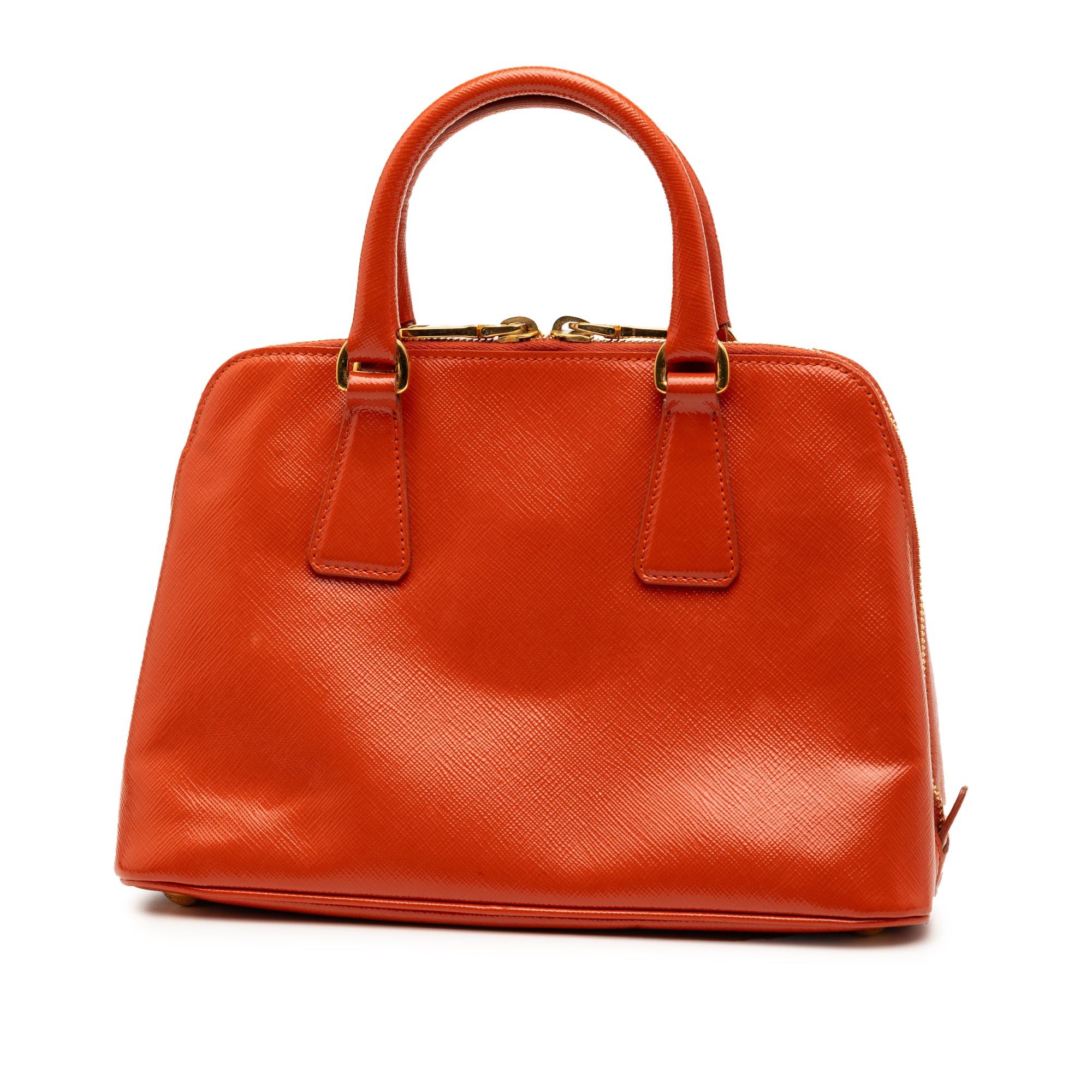 Prada Small Saffiano Vernice Promenade Satchel Size ONE SIZE - 2 Thumbnail