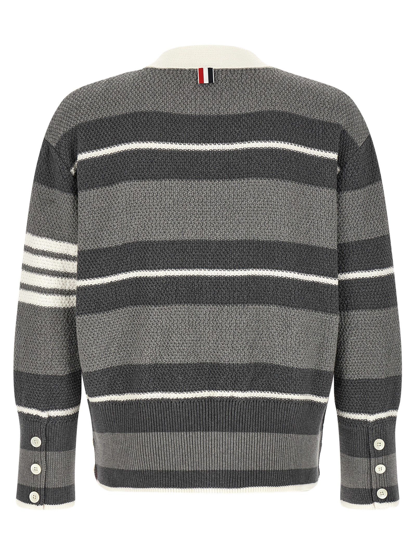 Thom Browne Striped Cardigan Size US M / EU 48-50 / 2 - 2 Thumbnail