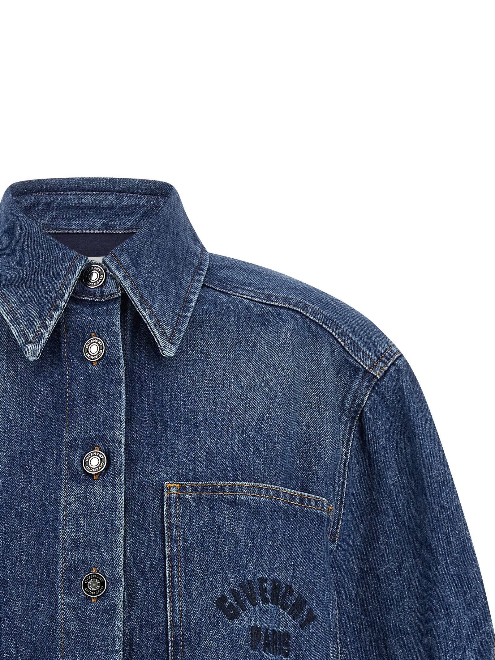 Givenchy Denim Shirt Size XS / US 0-2 / IT 36-38 - 3 Thumbnail