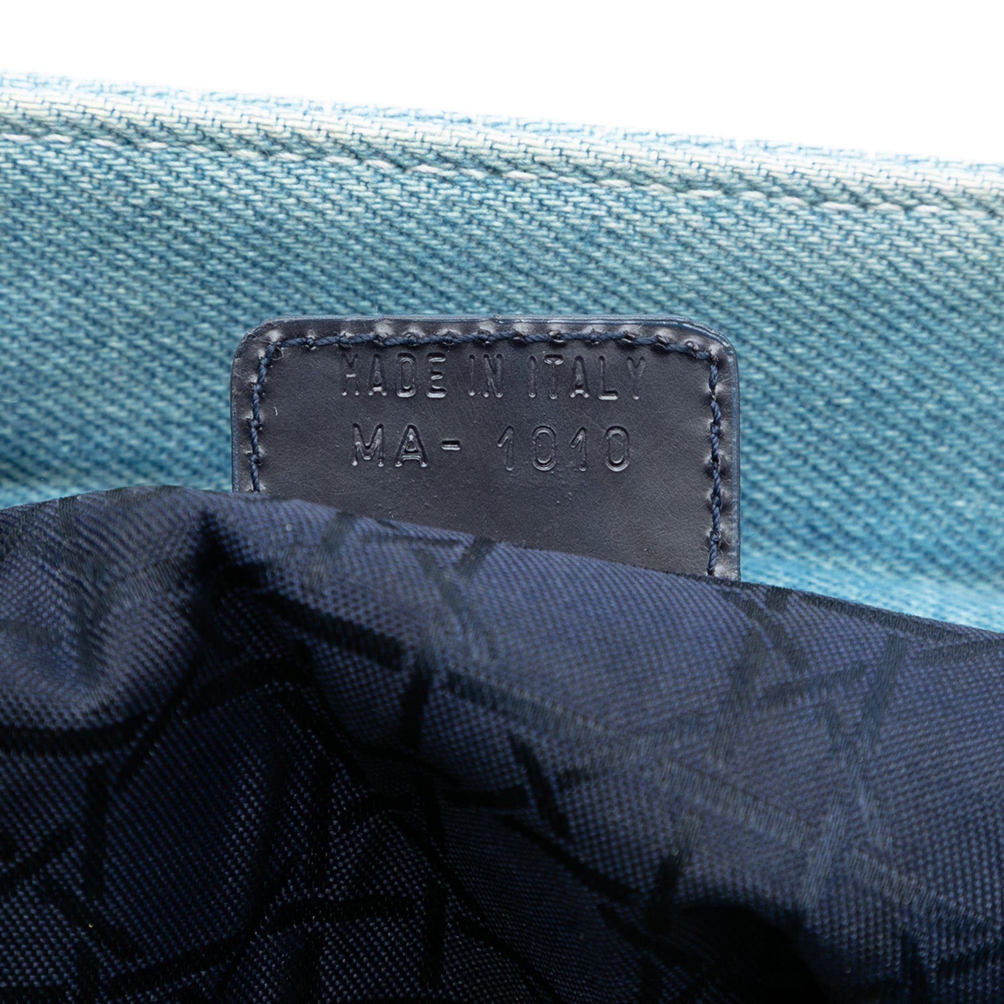 Dior Large Denim Cannage Acrylic Handles Lady Dior Size ONE SIZE - 5 Thumbnail