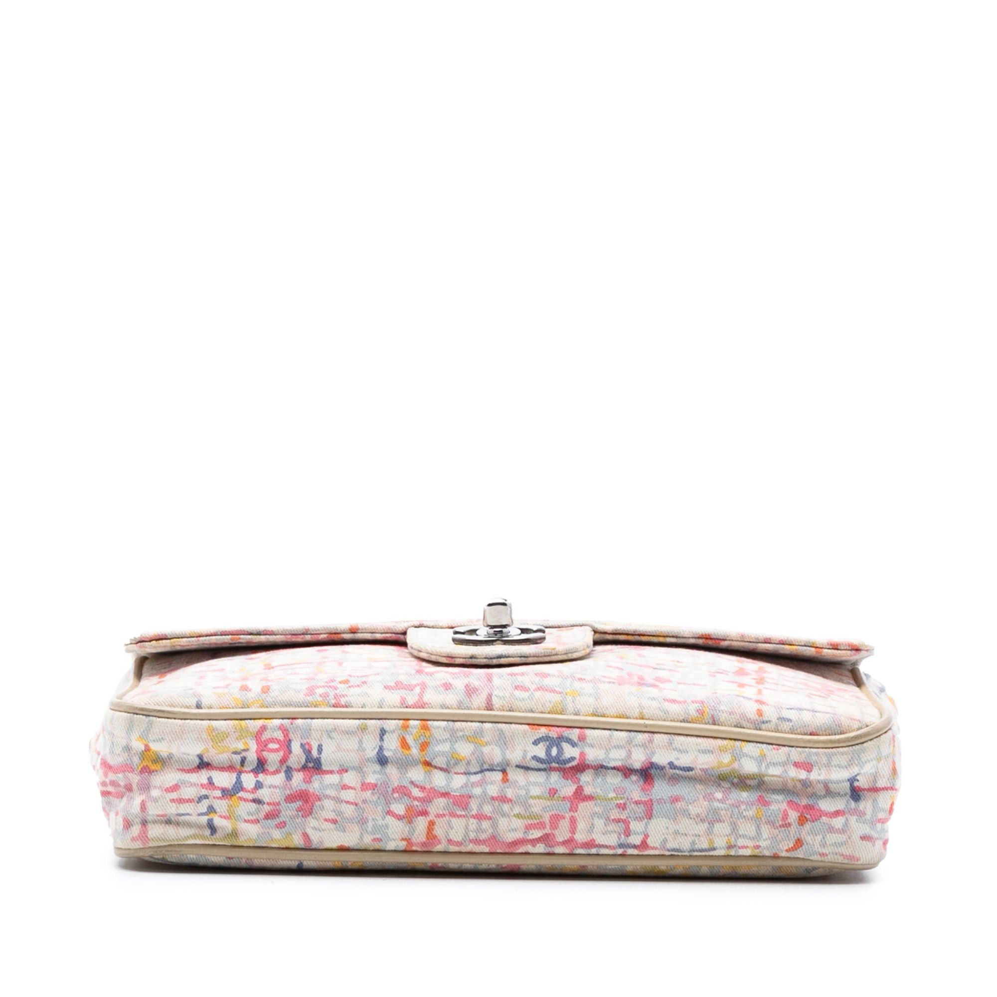 Chanel Small Printed Canvas Watercolor Clover Flap Size ONE SIZE - 3 Thumbnail