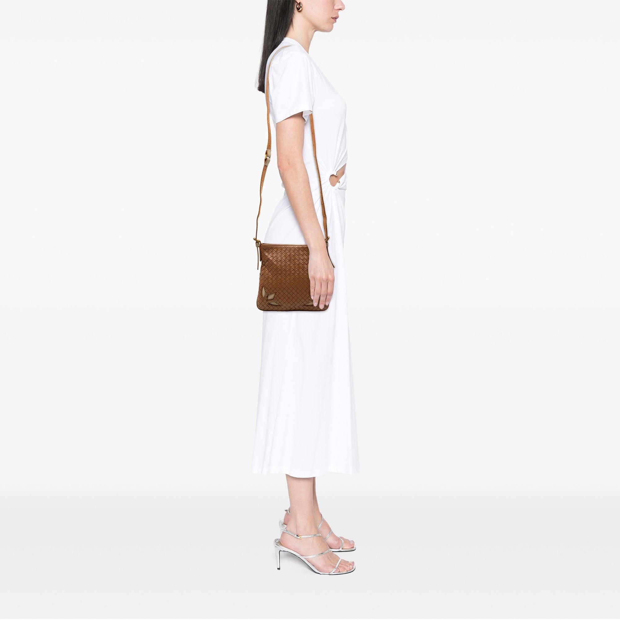 Bottega Veneta Nappa Intrecciato Cutwork Crossbody Size ONE SIZE - 9 Thumbnail