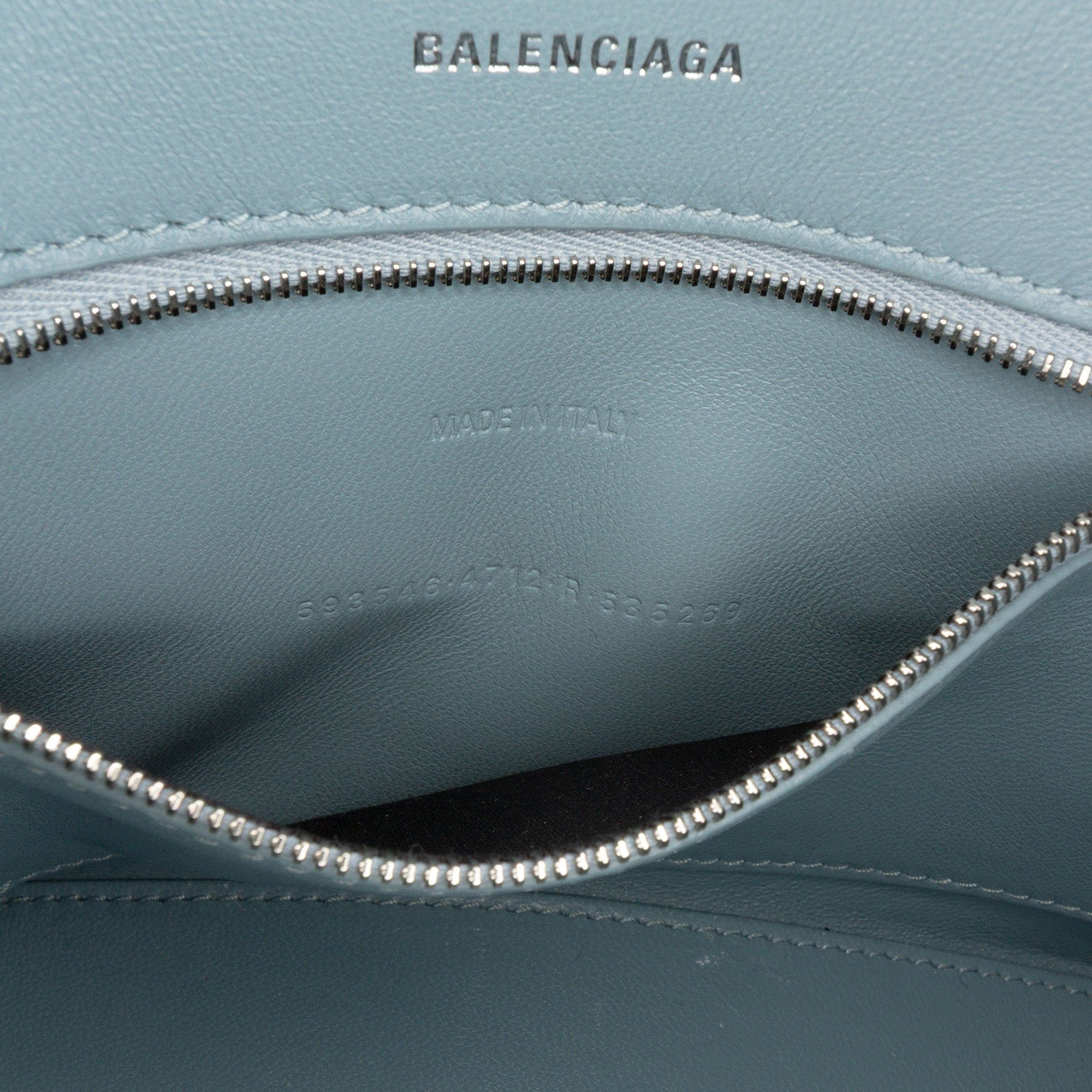 Balenciaga Small Croc Embossed Hourglass Top Handle Bag Size ONE SIZE - 6 Thumbnail