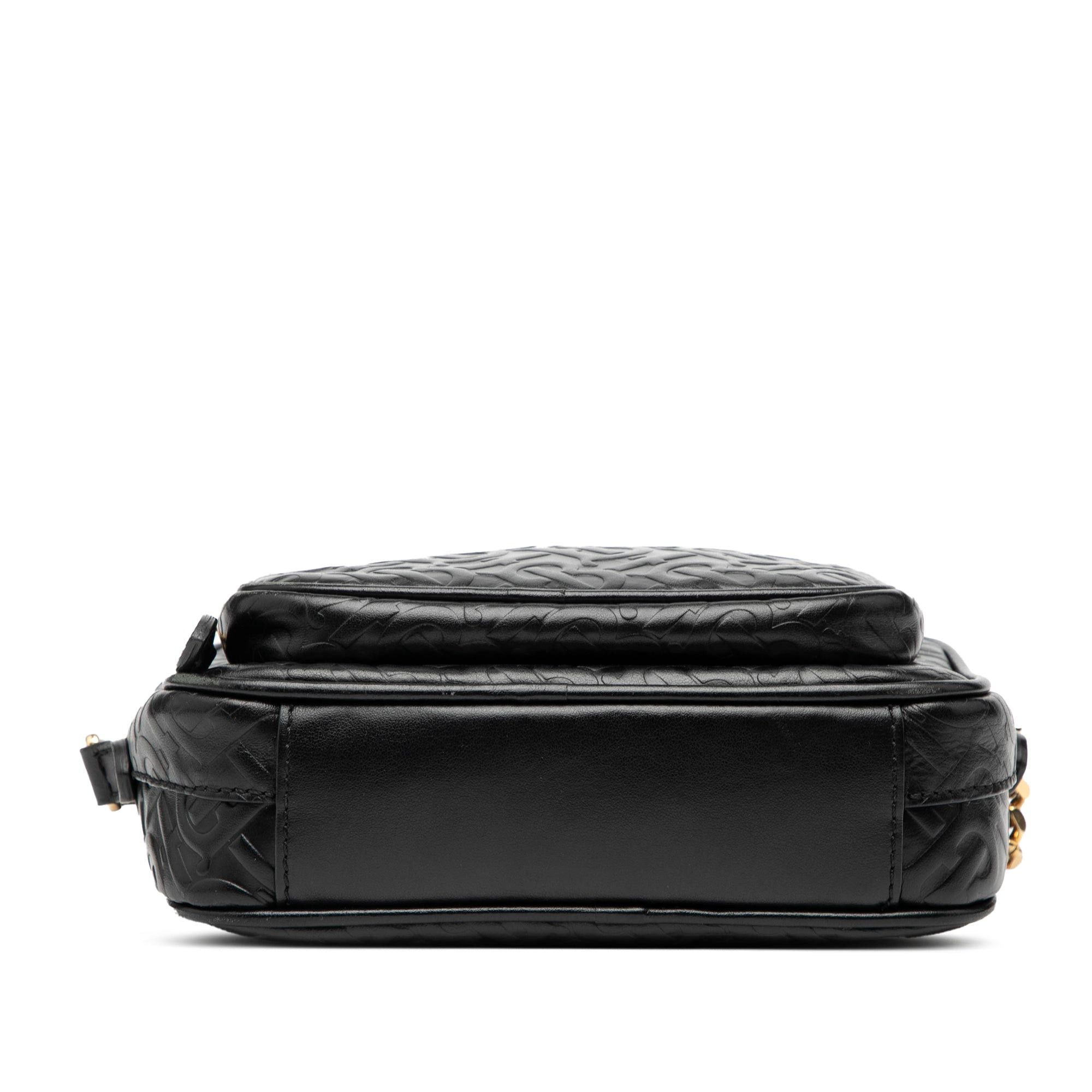 Burberry Embossed Calfskin TB Monogram Camera Chain Crossbody Size ONE SIZE - 3 Thumbnail
