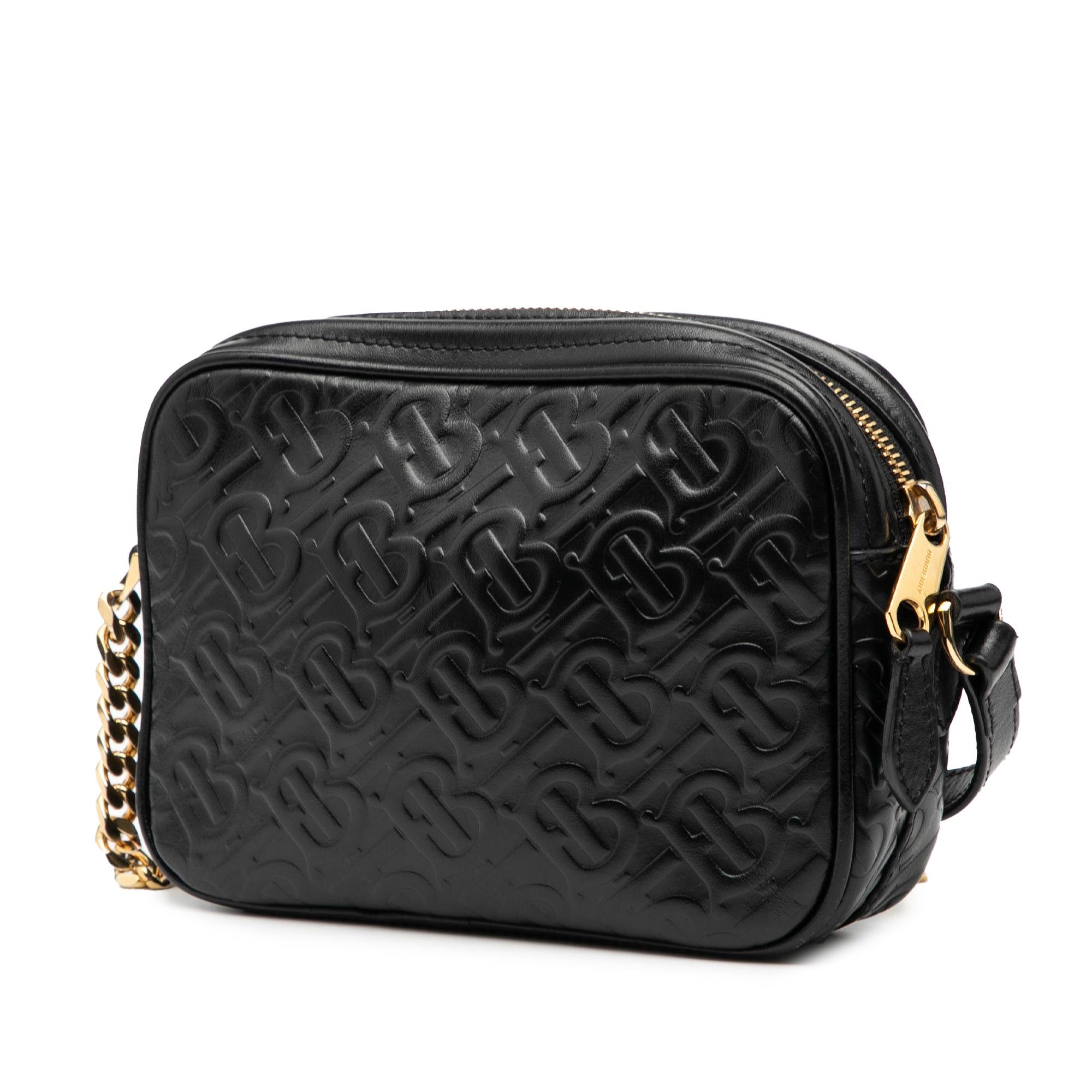 Burberry Embossed Calfskin TB Monogram Camera Chain Crossbody Size ONE SIZE - 2 Thumbnail