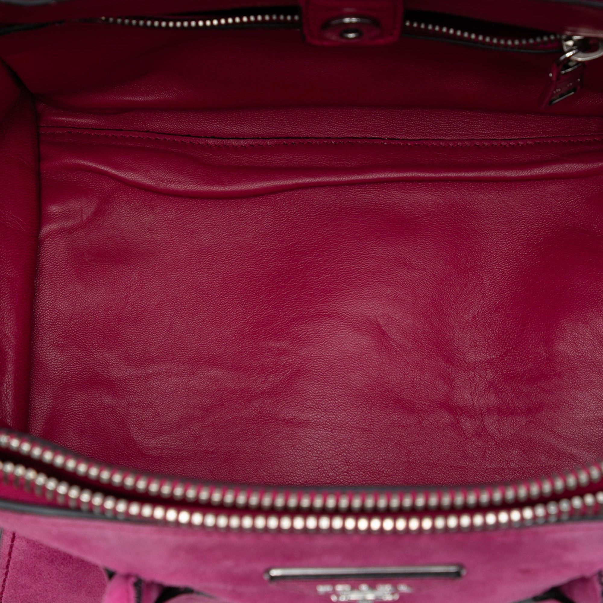 Prada Small Scamosciato Twin Pocket Satchel Size ONE SIZE - 4 Thumbnail