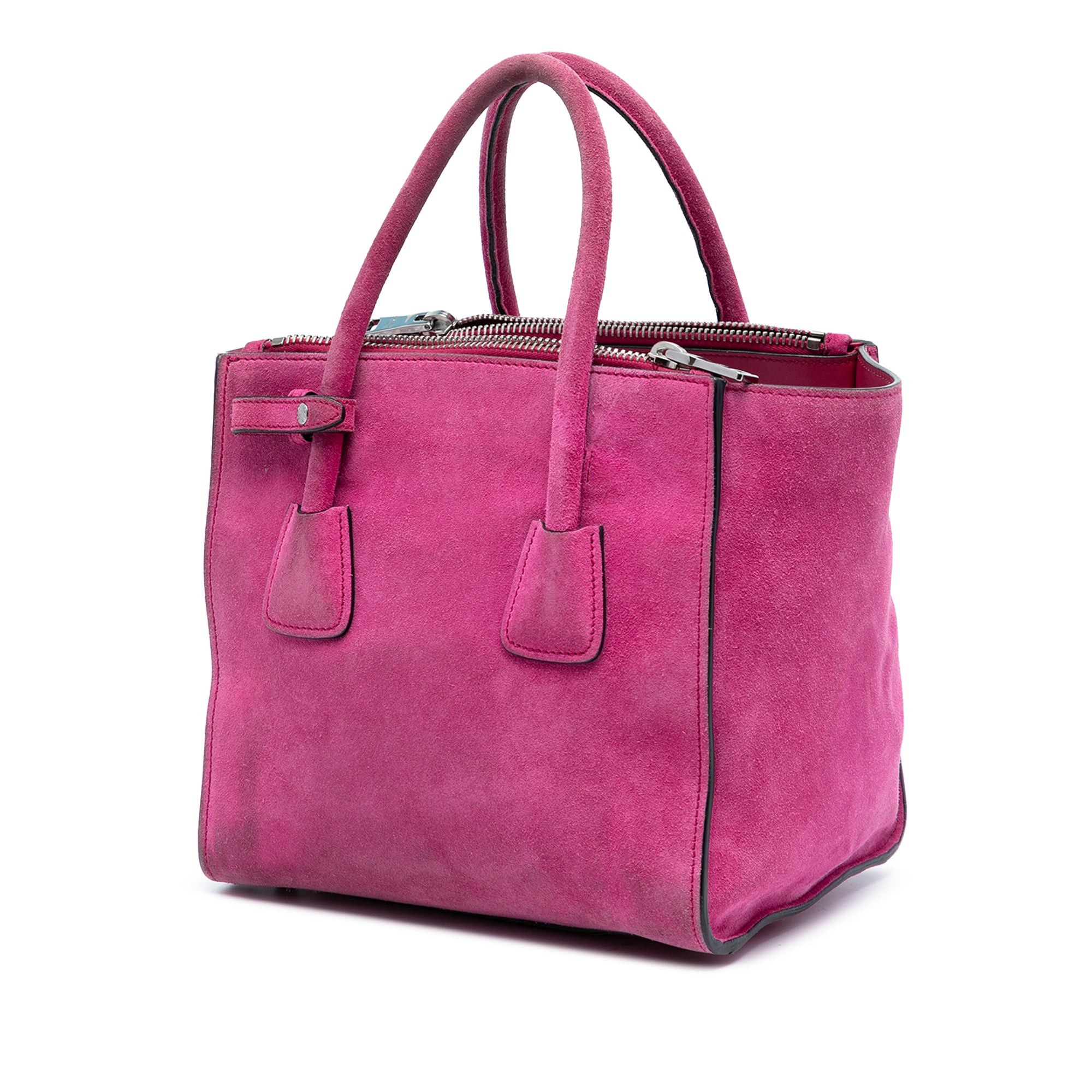 Prada Small Scamosciato Twin Pocket Satchel Size ONE SIZE - 2 Thumbnail