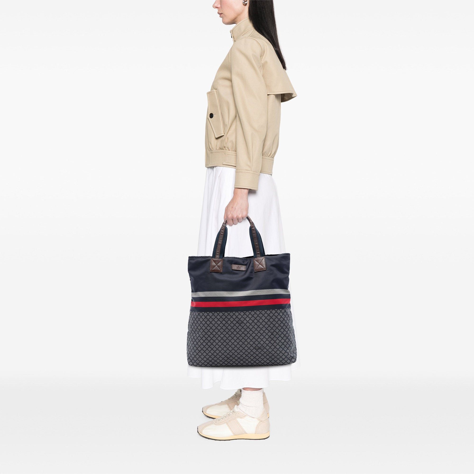 Gucci Diamante Web Nylon Tote Size ONE SIZE - 7 Thumbnail